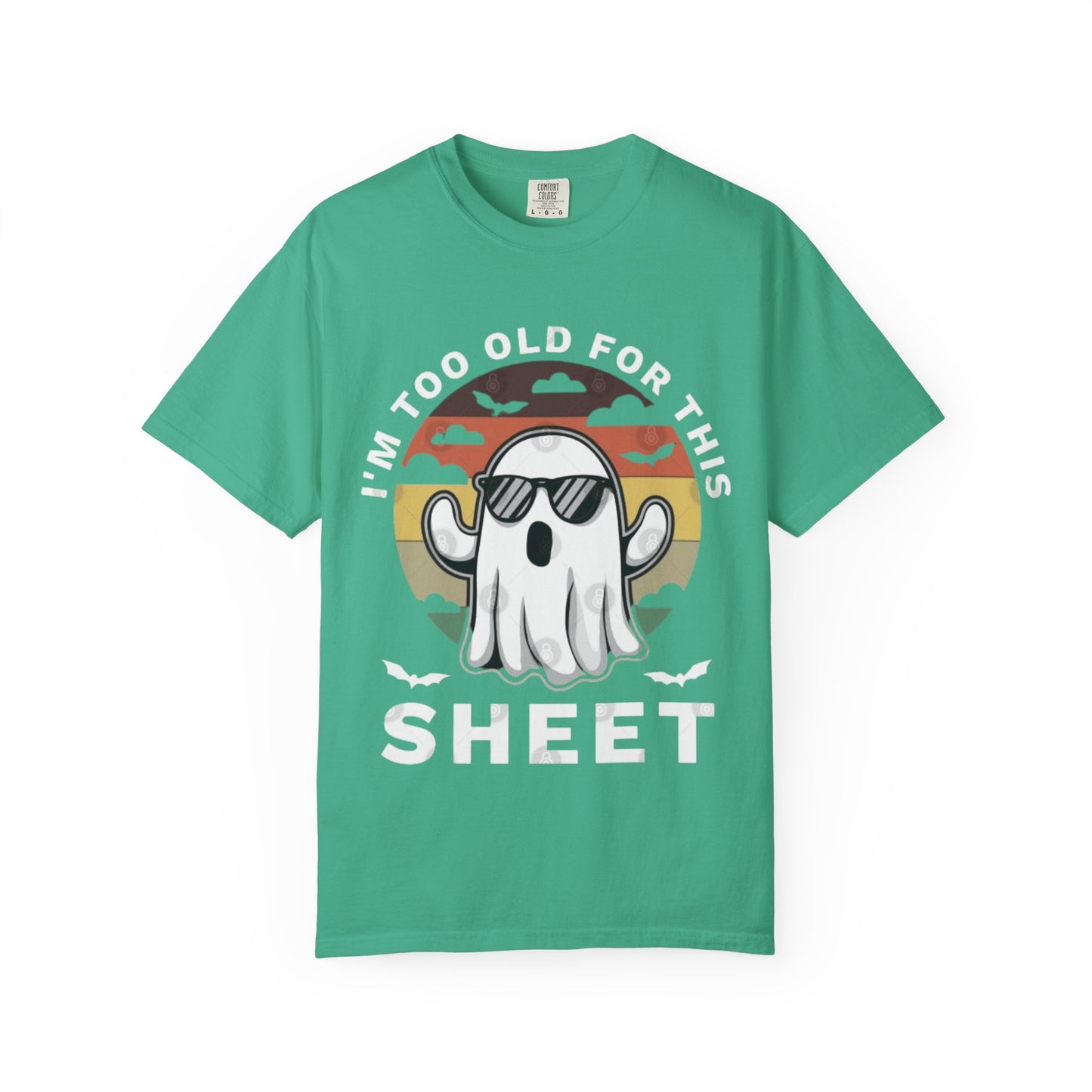 Ghostly Humor Unisex T-Shirt, Relaxed Vintage Tee, Halloween Apparel, Fun Gift, Casual Outfit, Quirky Statement Shirt, Ghost Sheet T-shirt