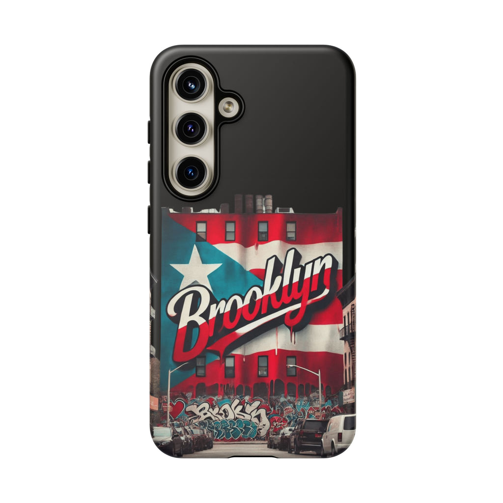 Brooklyn Street Art Phone Case  Urban Graffiti Protective Cover
