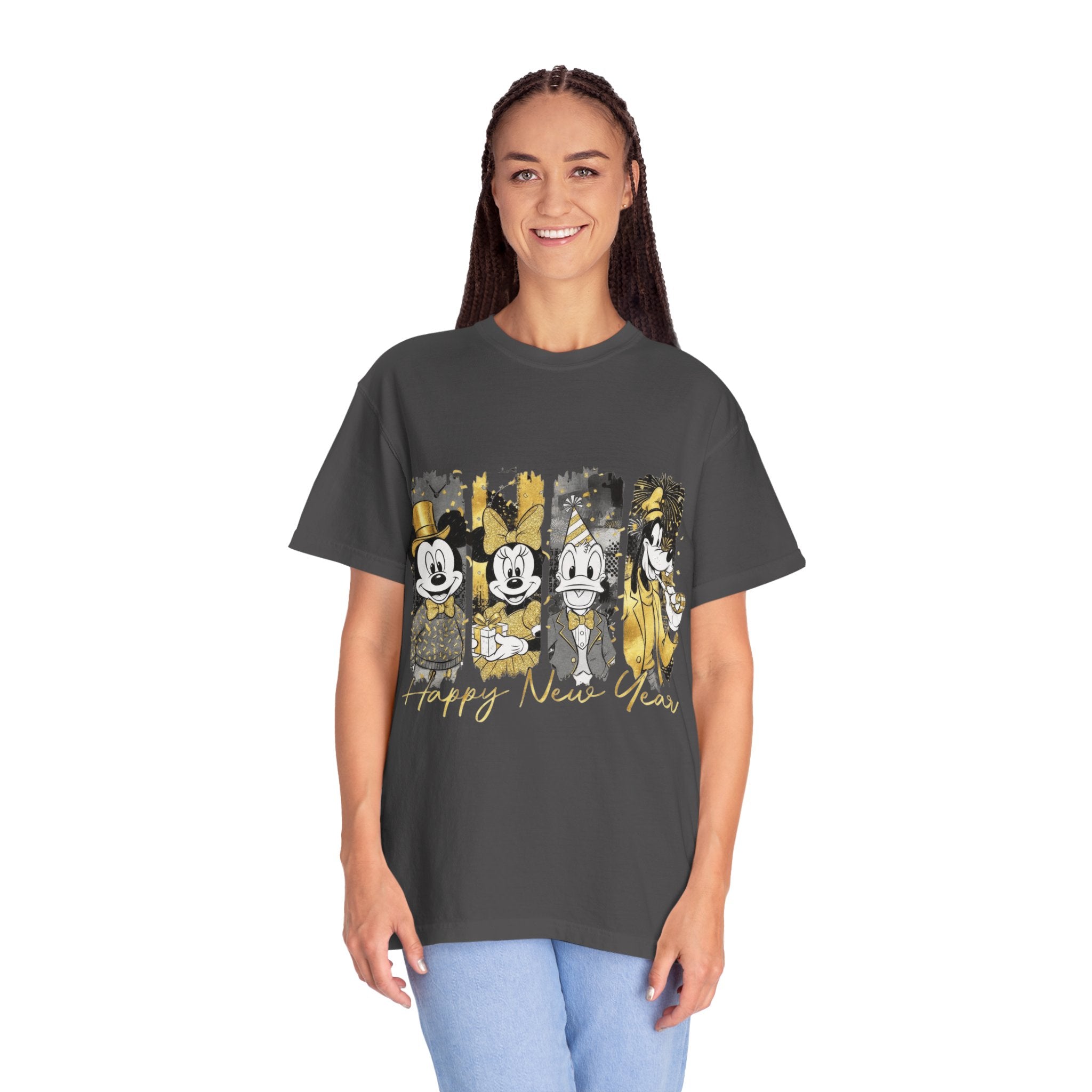 New Year Mickey & Friends T-Shirt  'Happy New Year' Graphic Tee