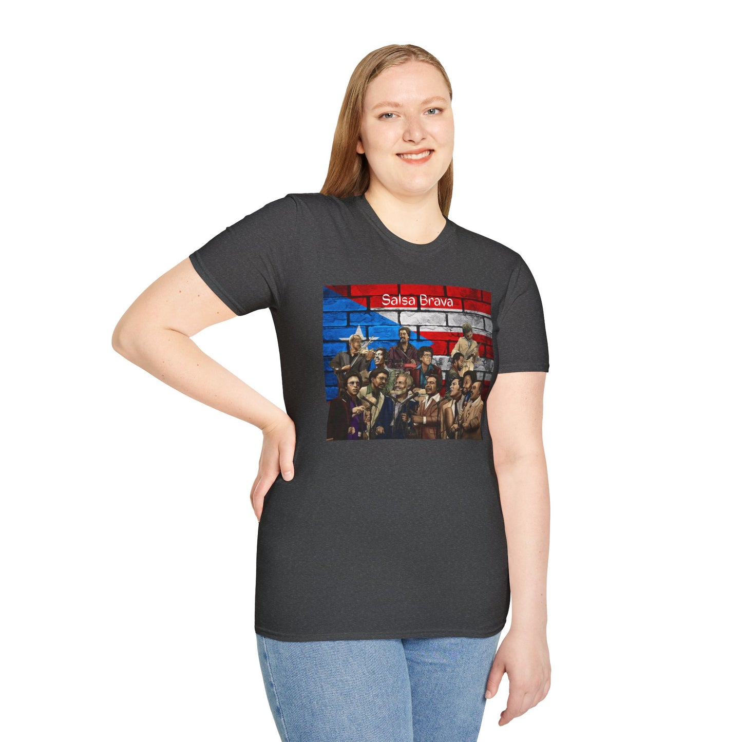 Salsa Brava Unisex T-Shirt, Fun Graphic Tee, Music Lovers Gift, Casual Wear, Party Shirt, Cultural Celebration Fashion