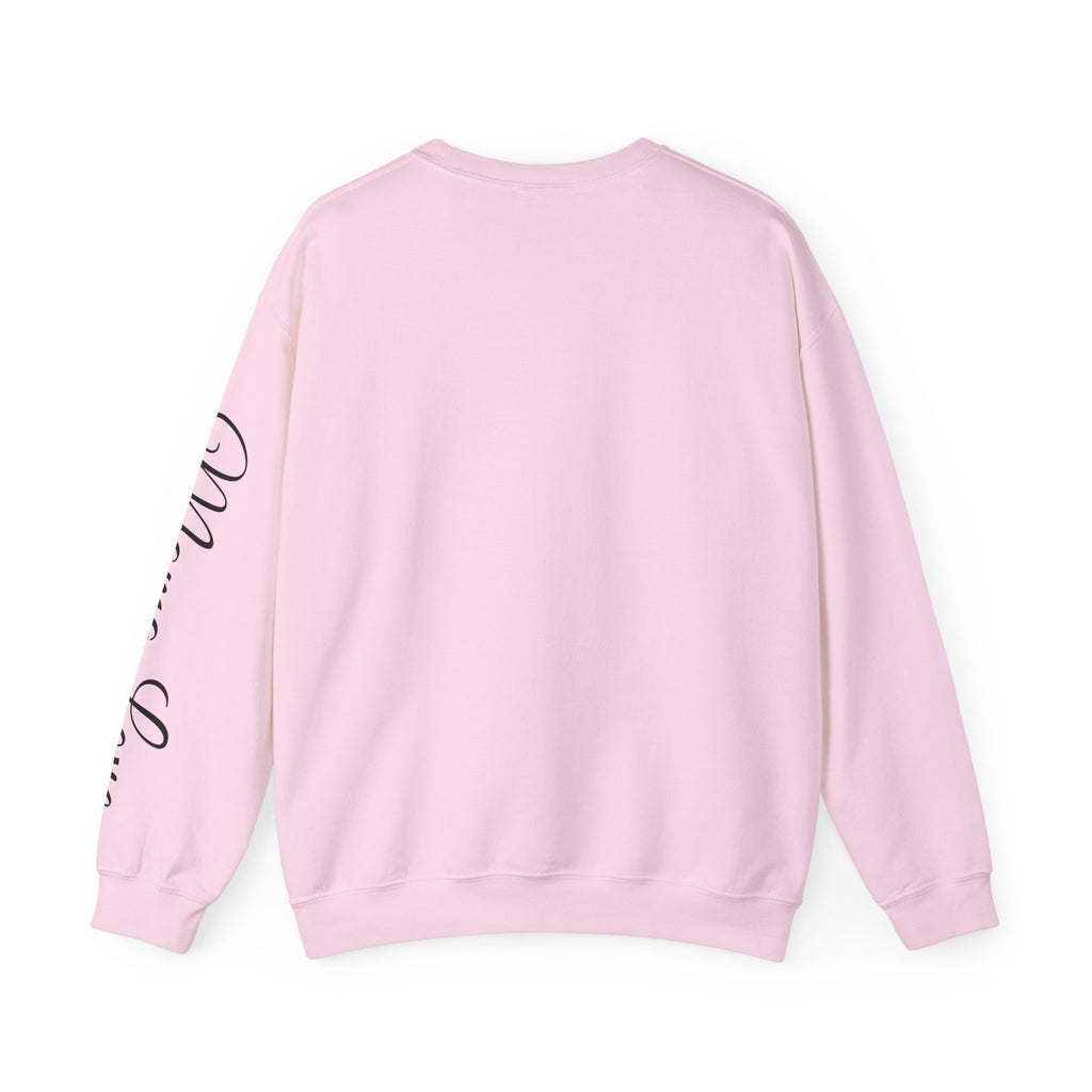 Mama Photo Collage Sweatshirt — "MAMA: clothed in strength & dignity" Sleeve Script