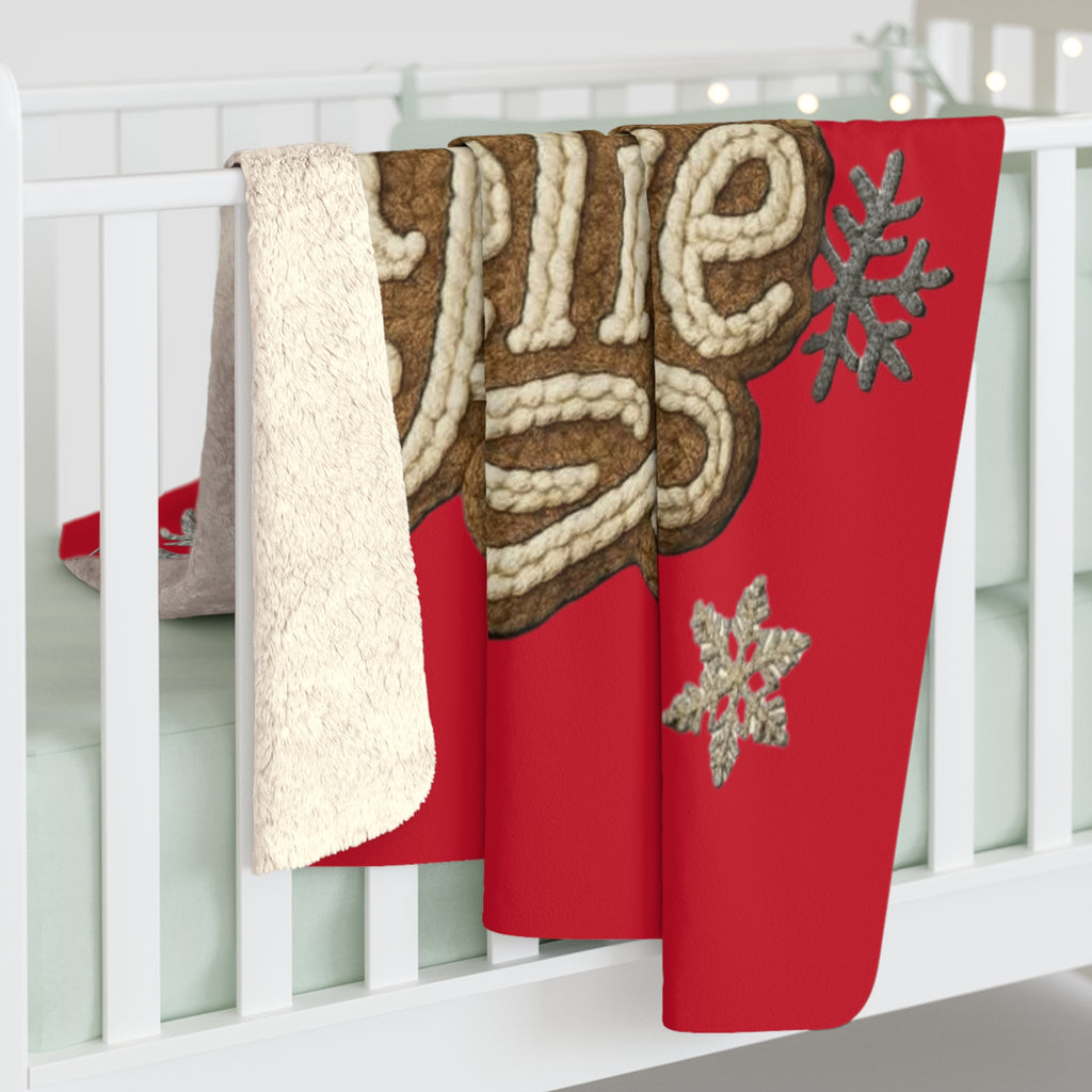 Santa’s Little Snuggle Blanket Believe Santa Sherpa Blanket