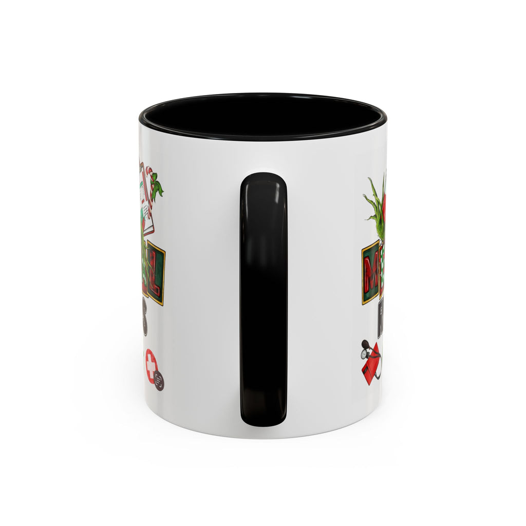 Medical Records Claus Coffee Mug — Funny Holiday Nurse & Medical Staff Gift (11/15oz) Medical Christmas Mug,