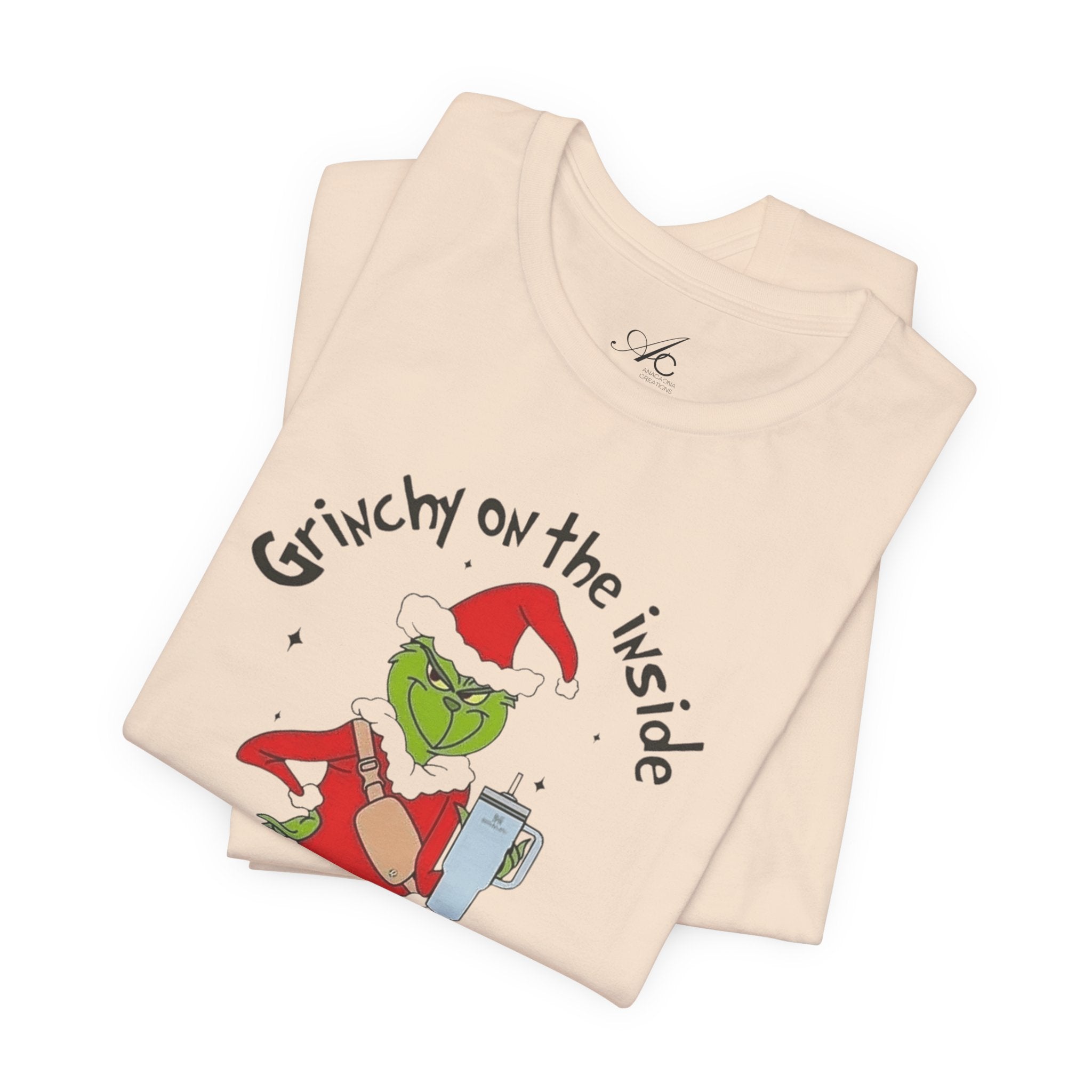 Grinch-Inspired Holiday Tee: 'Grinchy on the Inside, Boogie on the Outside'