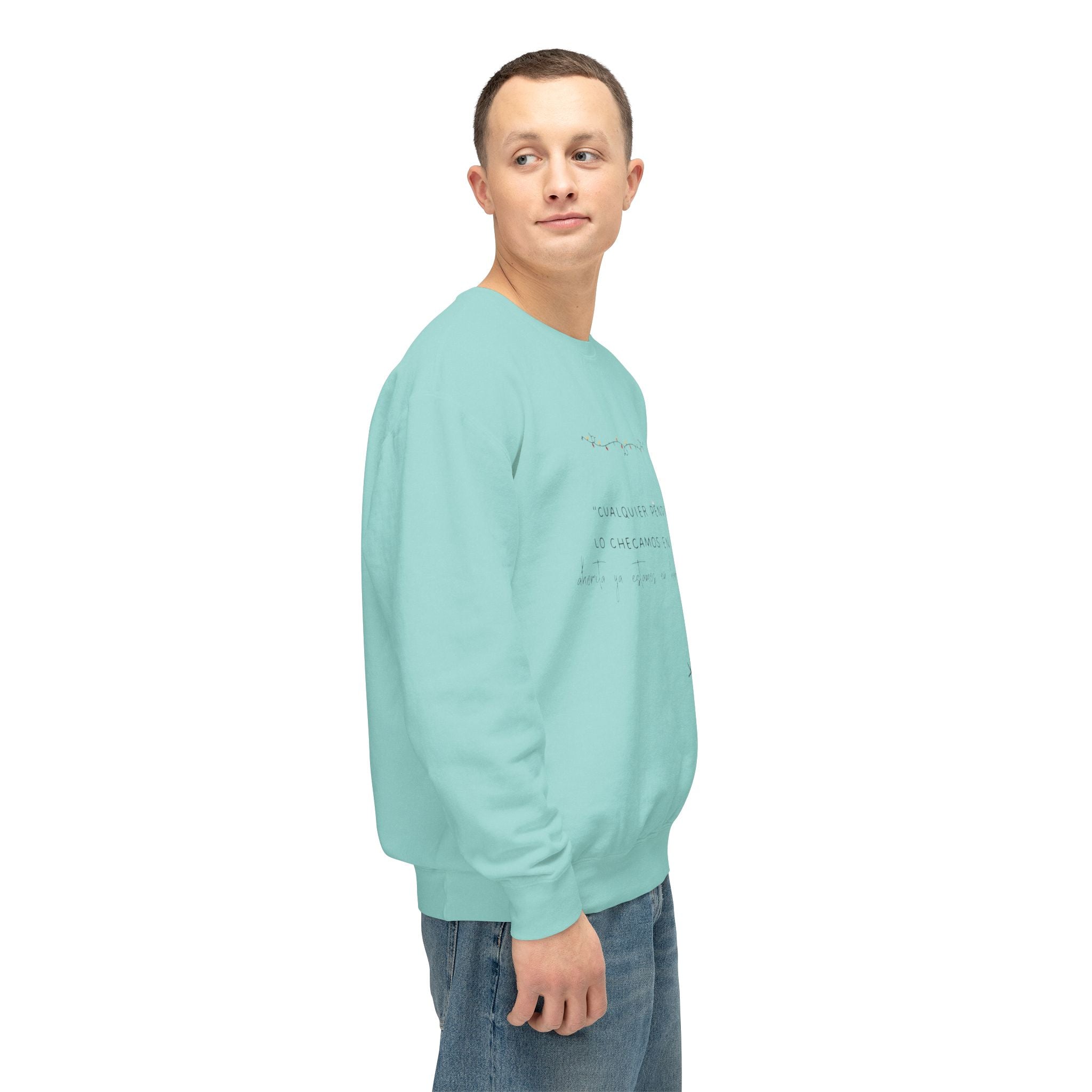 Snowman Crewneck Sweatshirt  Cute Holiday Snowman Pullover