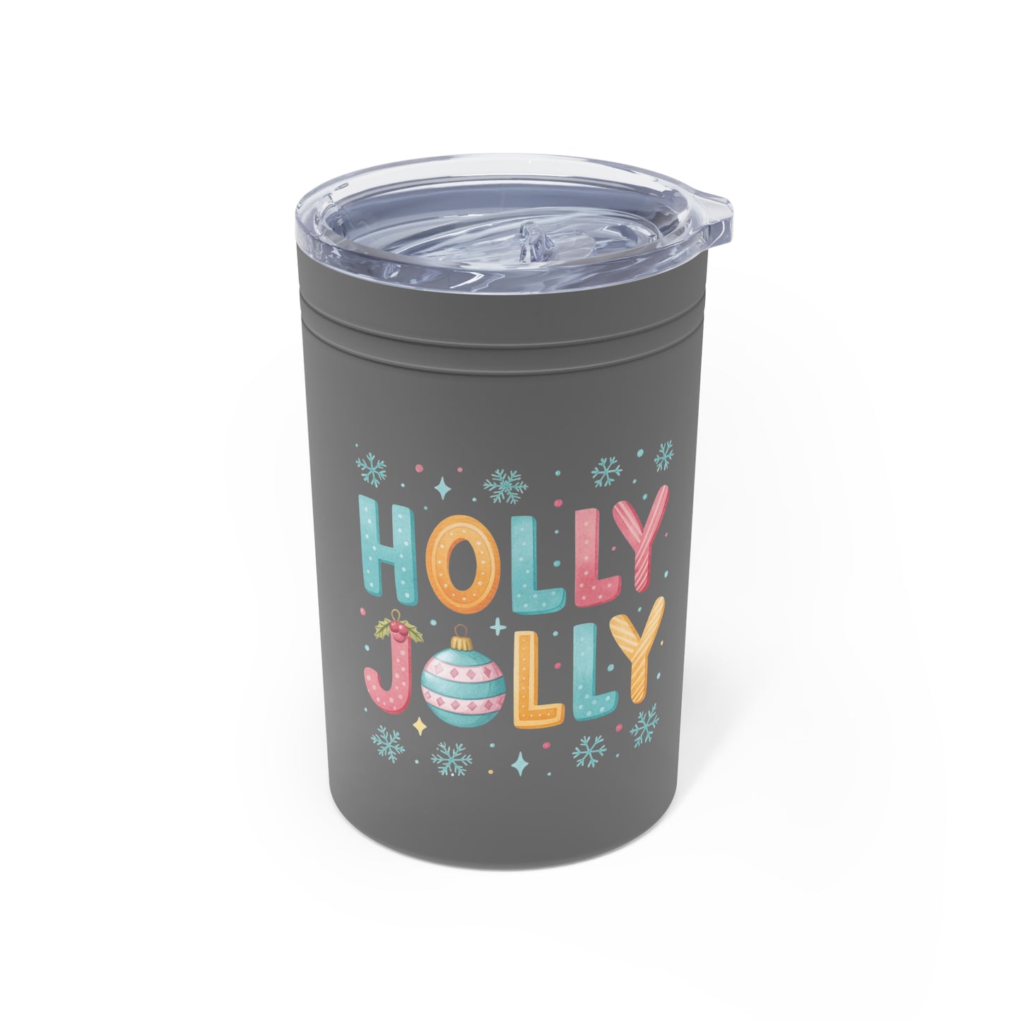 Christmas Design Holiday Cheer Tumbler - 11oz Insulated Drinkware