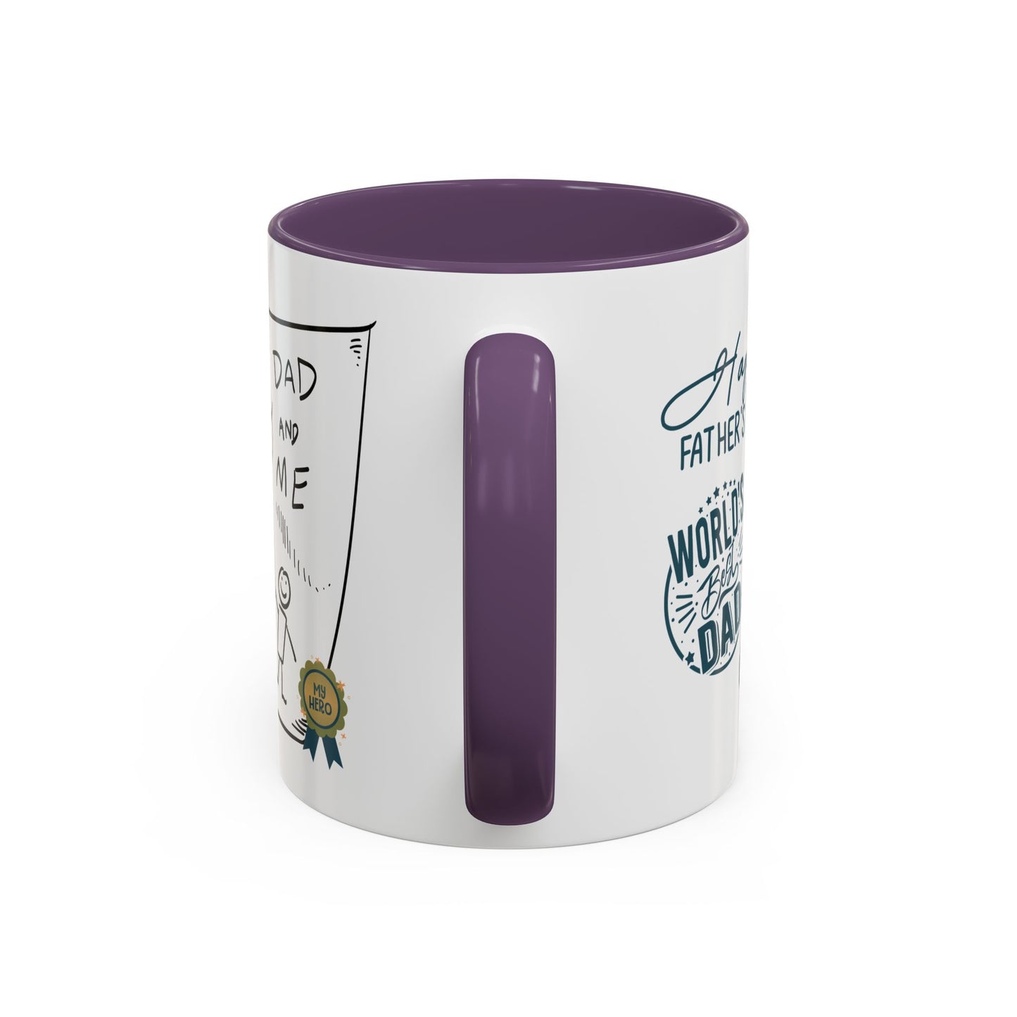 Best Dad Mug Masculine Design Mug Sentimental Fathers Gift Accent Coffee Mug (11, 15oz)