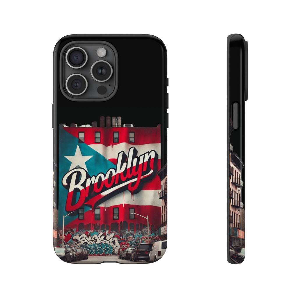 Brooklyn Street Art Phone Case  Urban Graffiti Protective Cover