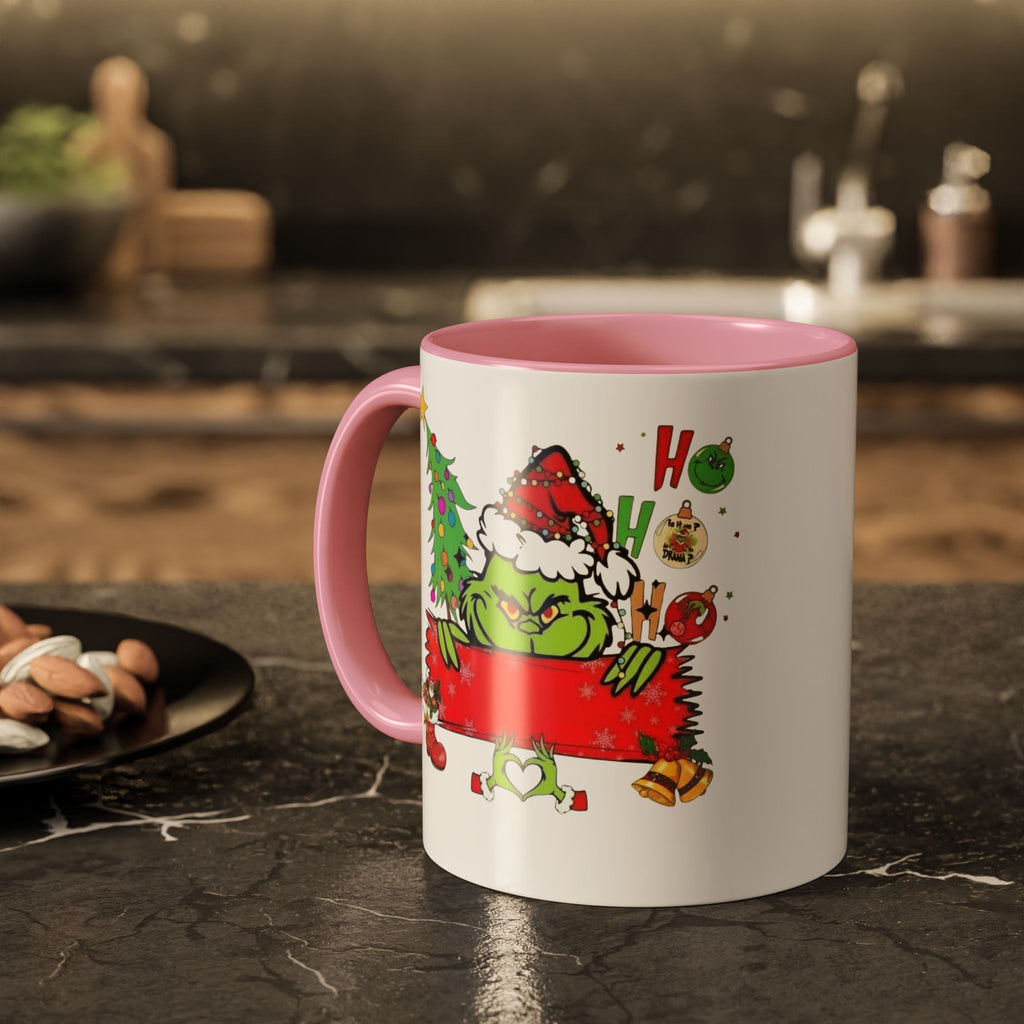 Christmas Grinch Mug (11oz & 15oz)  Funny Holiday Coffee Cup with Grinch Illustration Christmas Mugs Collection!