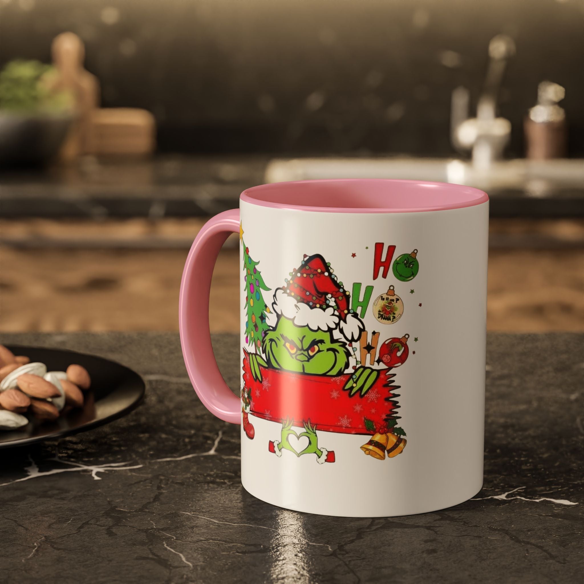 Christmas Grinch Mug (11oz & 15oz)  Funny Holiday Coffee Cup with Grinch Illustration Christmas Mugs Collection!