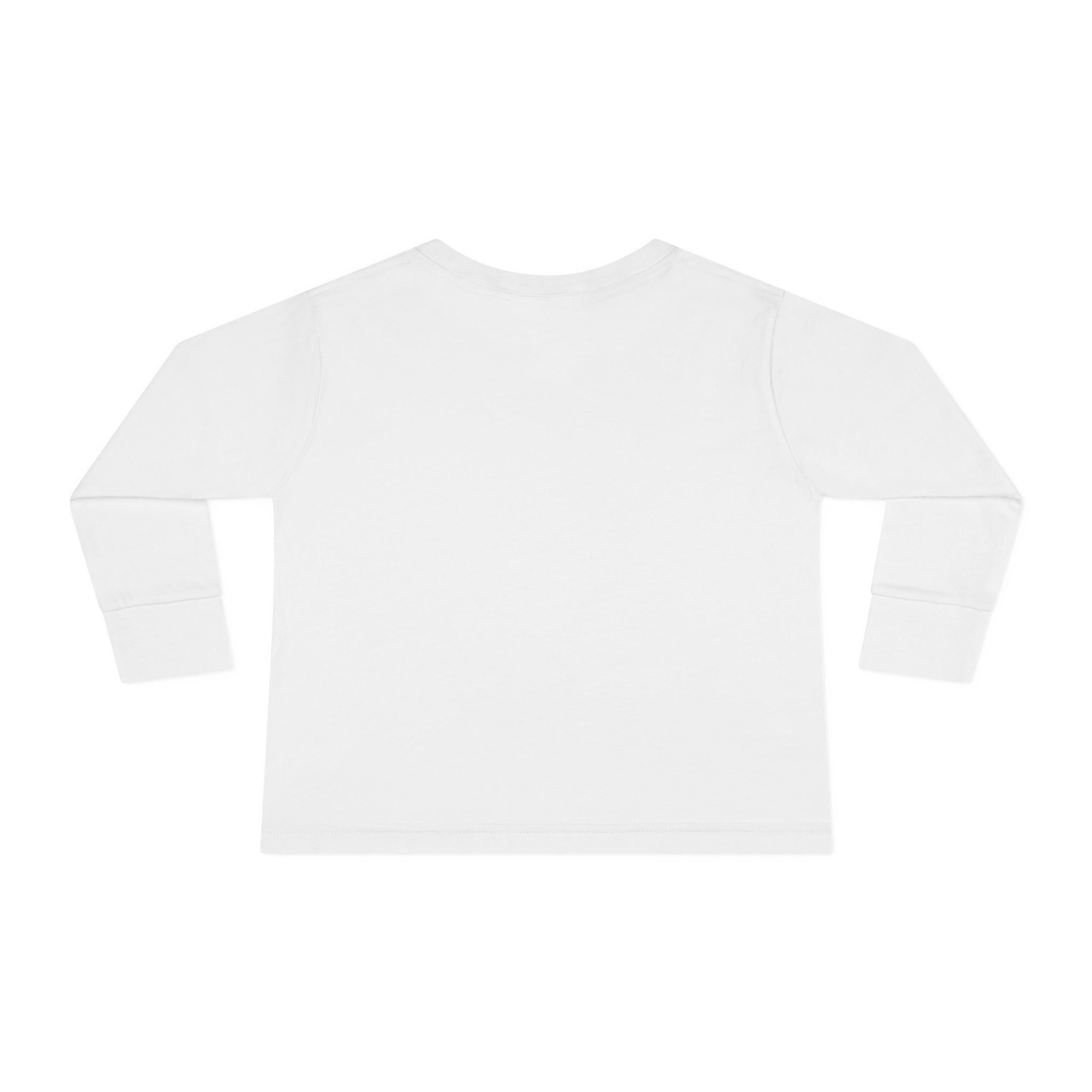 Toddler Long Sleeve Tee  Cool Santa with Patchwork Hat & Bubblegum Graphic