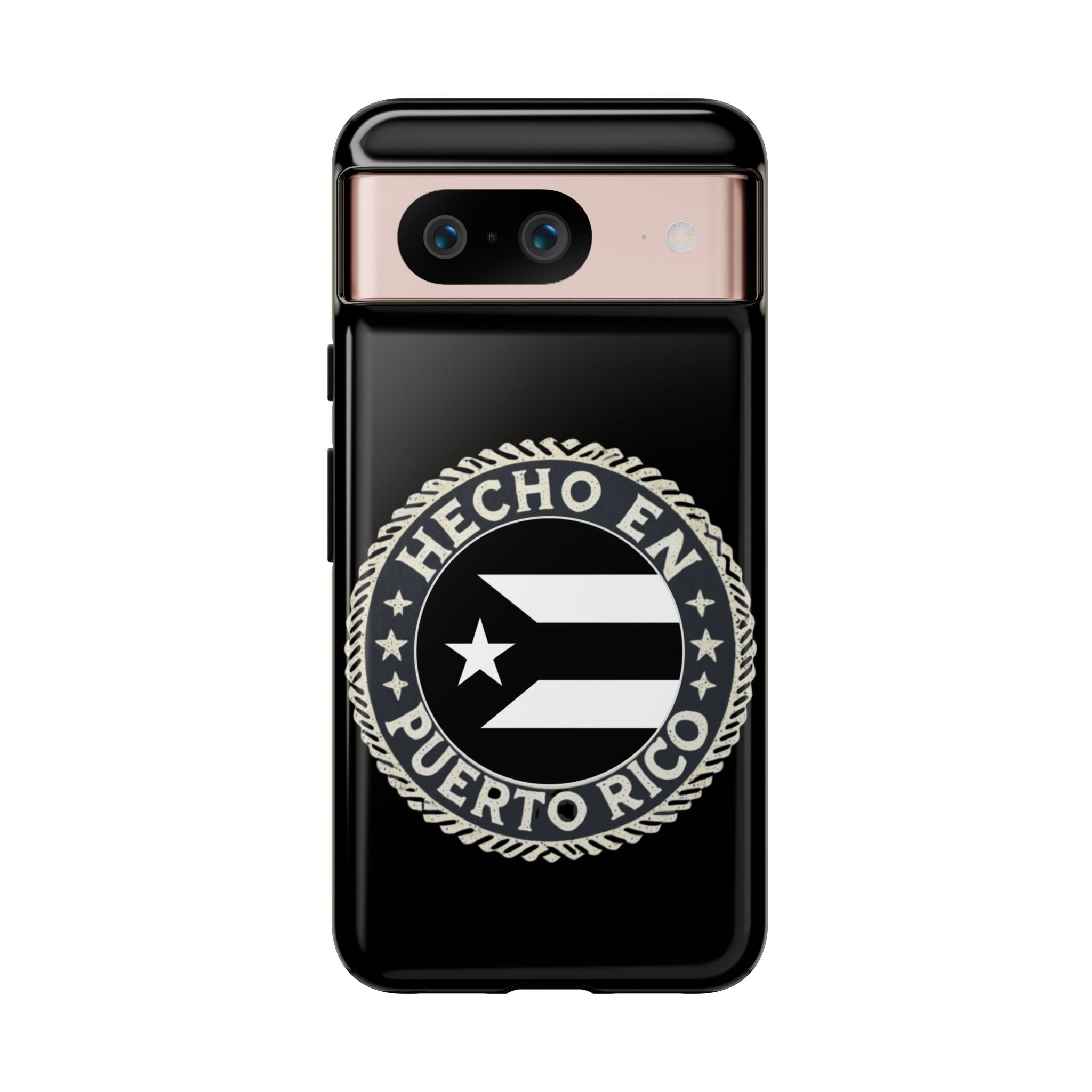 Hecho en Puerto Rico Phone Case  Puerto Rican Flag Emblem Tough Protective Cover