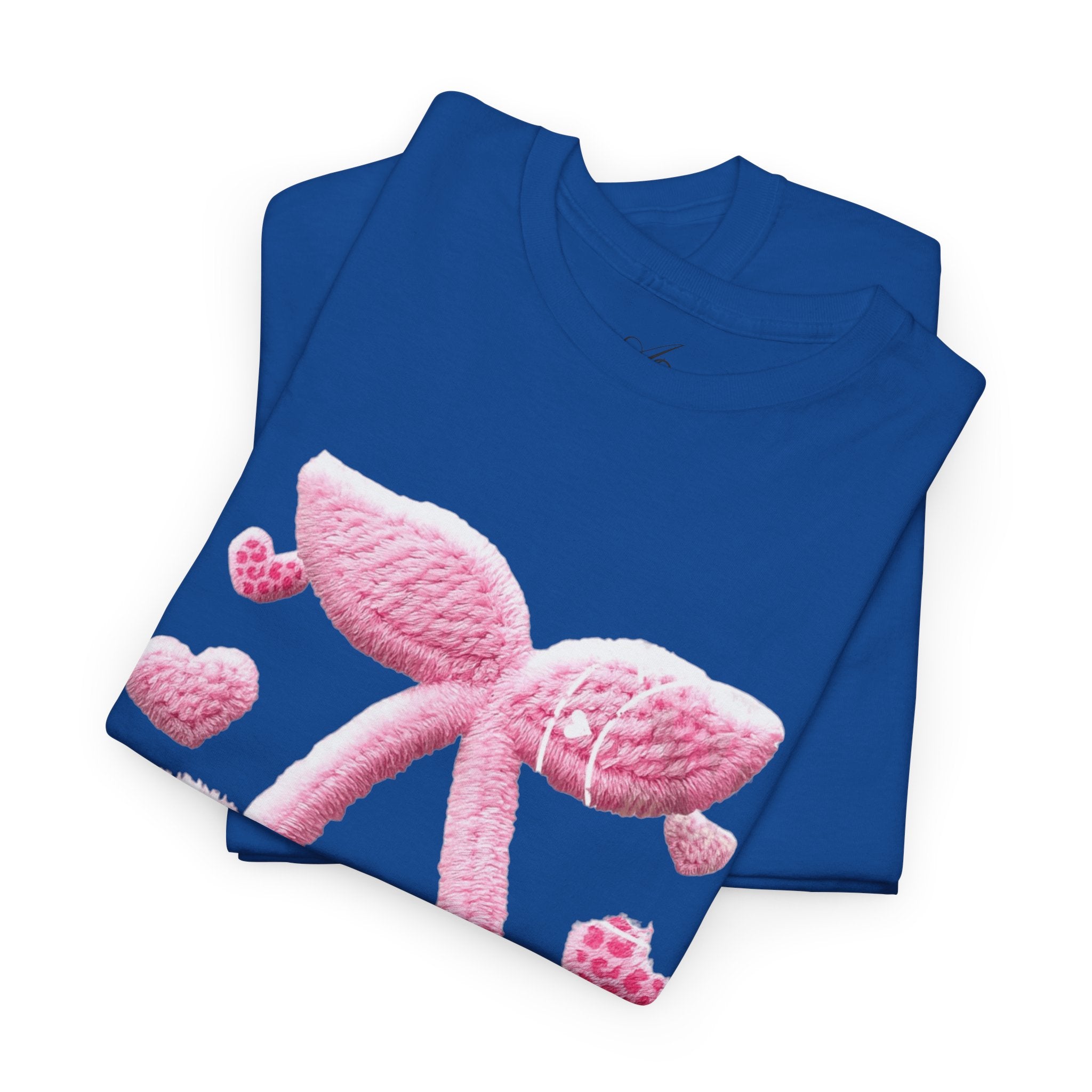 Pink Heart Cherries Tee  LOVE Graphic Valentine T-Shirt