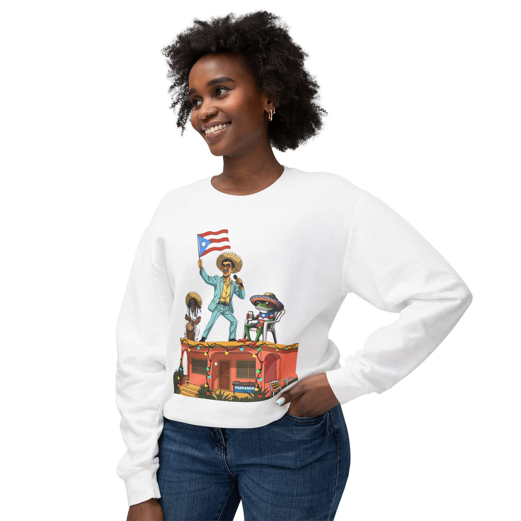 Puerto Rican Benito Parade Sweatshirt  Boricua De Pura Cepa Crewneck Puerto Rico Navidades