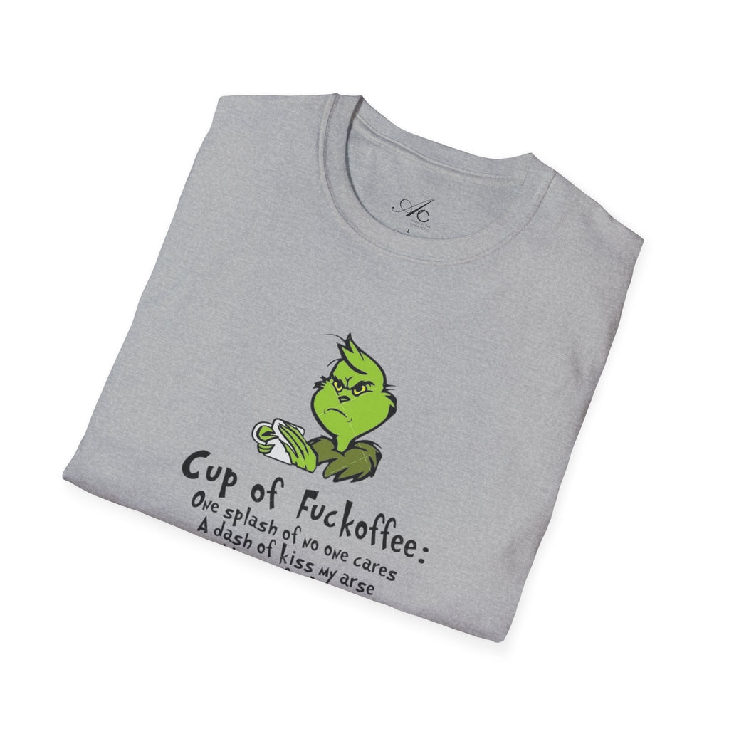 Holiday Apparel | Christmas Tees & Sweatshirts with Festive Quotes Funny Grinch Coffee Lover T-Shirt