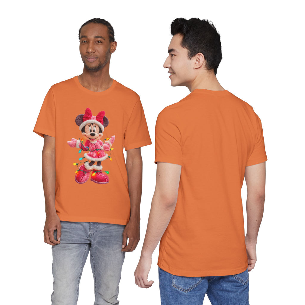 Minnie Mouse Holiday Lights T-Shirt Festive Holiday Designs