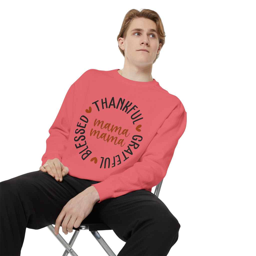 MOM  Sweatshirt Thankful Grateful Blessed "Mama Mama" Sweatshirt