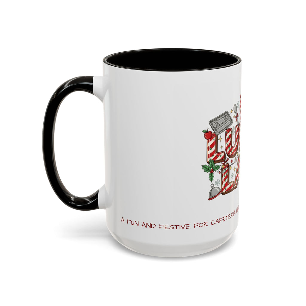 Lunch Lady Mug "Cafeteria Hero Who Feeds the Whole School With Love" | 11oz/15oz Gift  School Staff Christmas Mug Collection