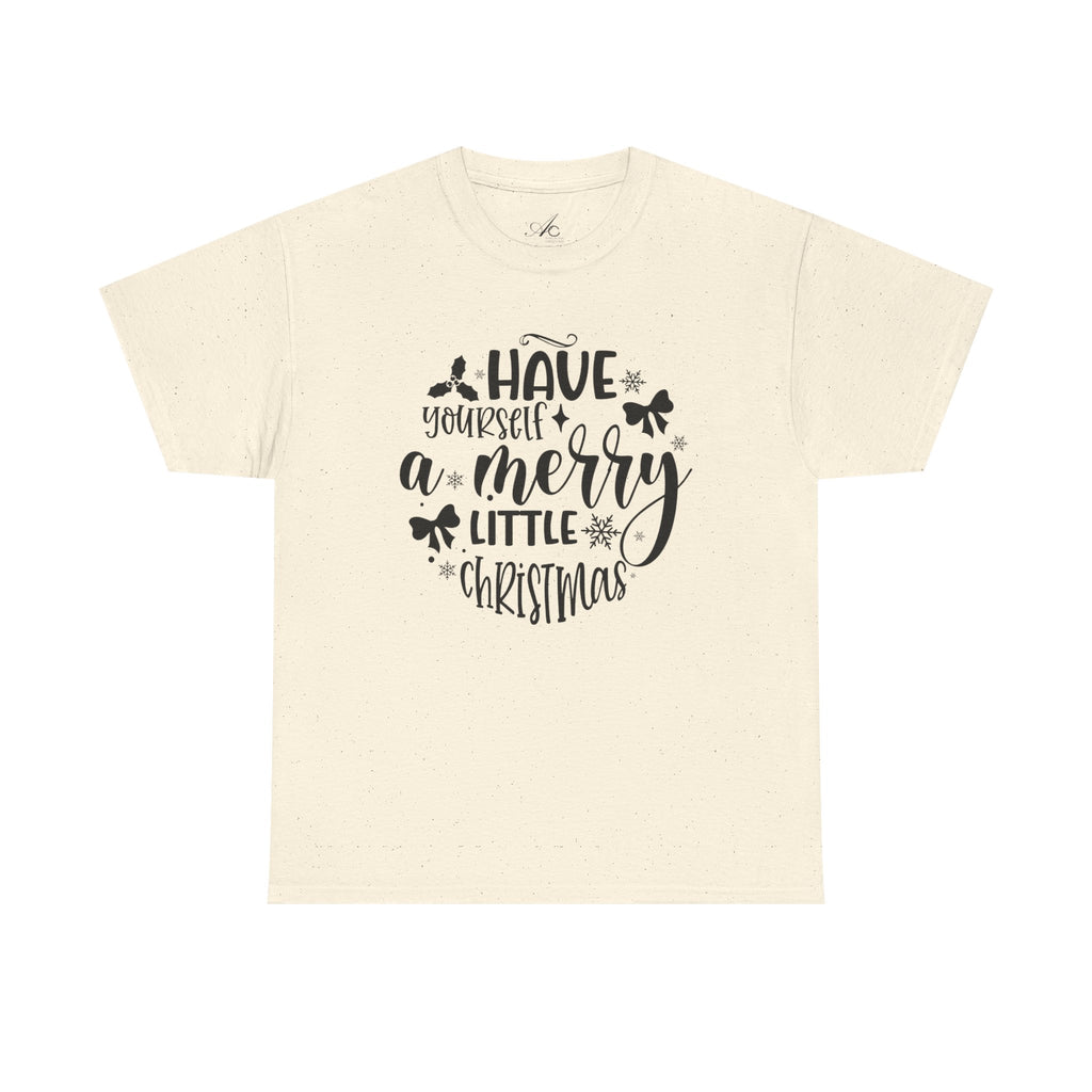 Merry Christmas Cotton Tee Holiday Graphic Tees & Cozy Festive Wear