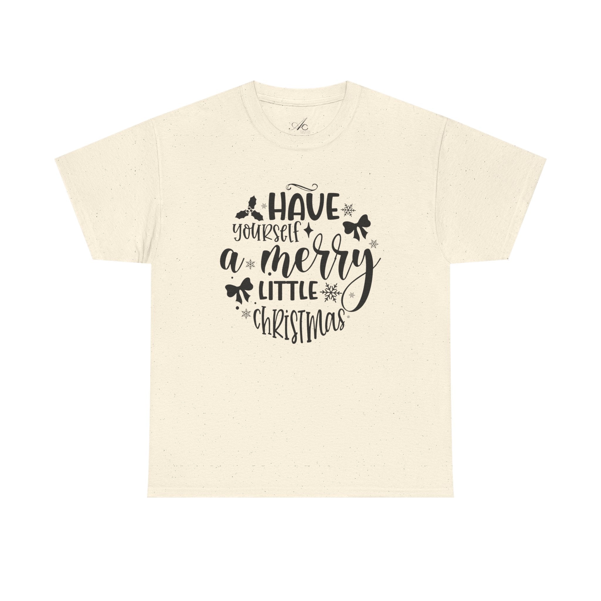 Merry Christmas Cotton Tee Holiday Graphic Tees & Cozy Festive Wear