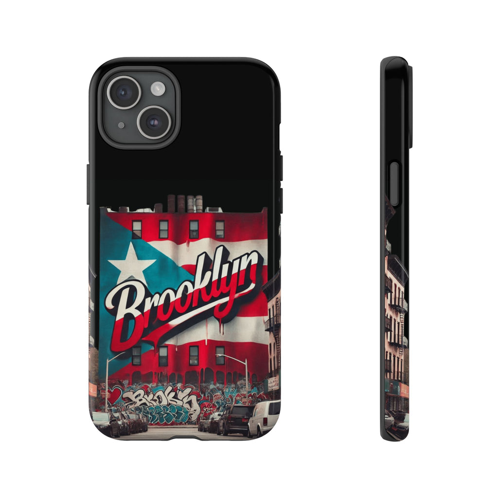 Brooklyn Street Art Phone Case  Urban Graffiti Protective Cover