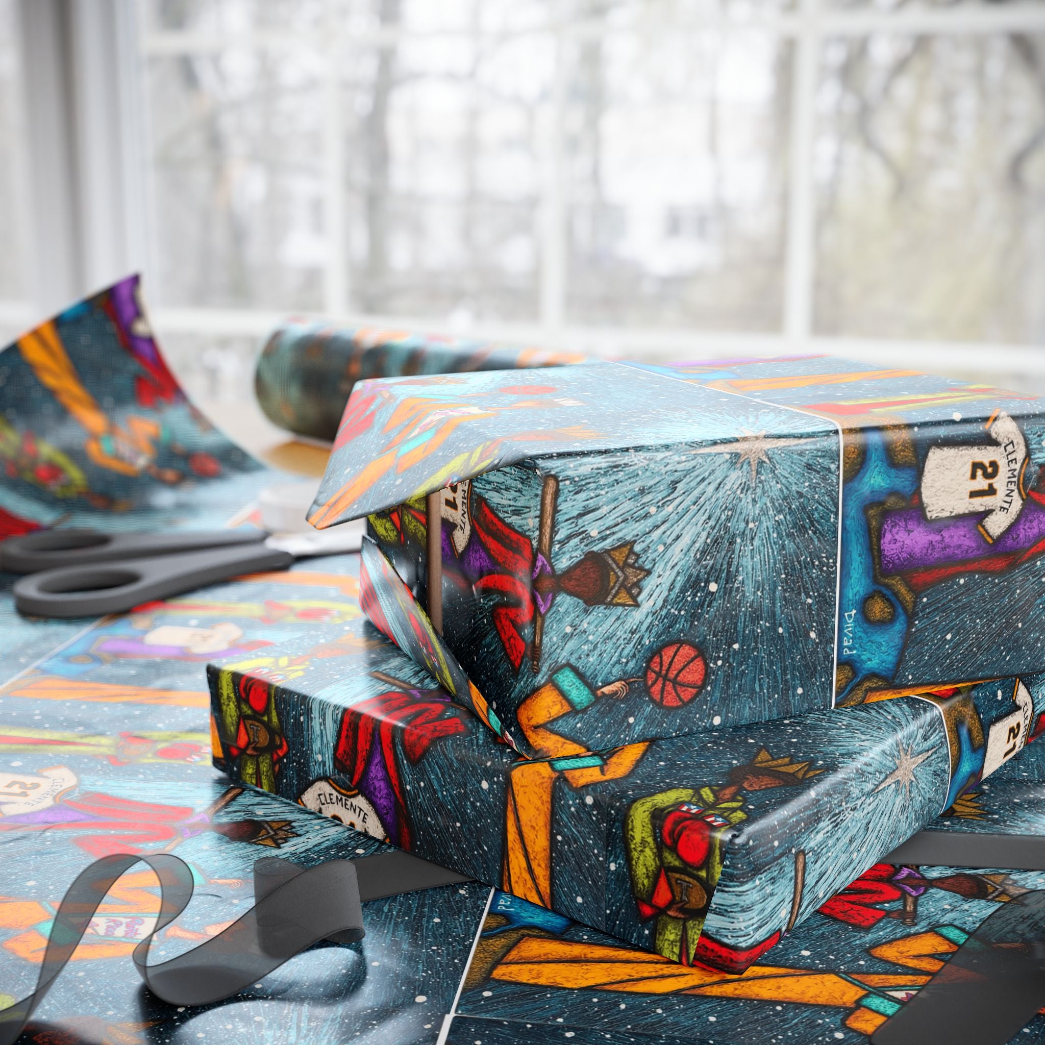 Puerto Rico Wrapping Paper – Cultural Gift Wrap | Boricua Heritage Design | Holiday & Celebration Gift Packaging
