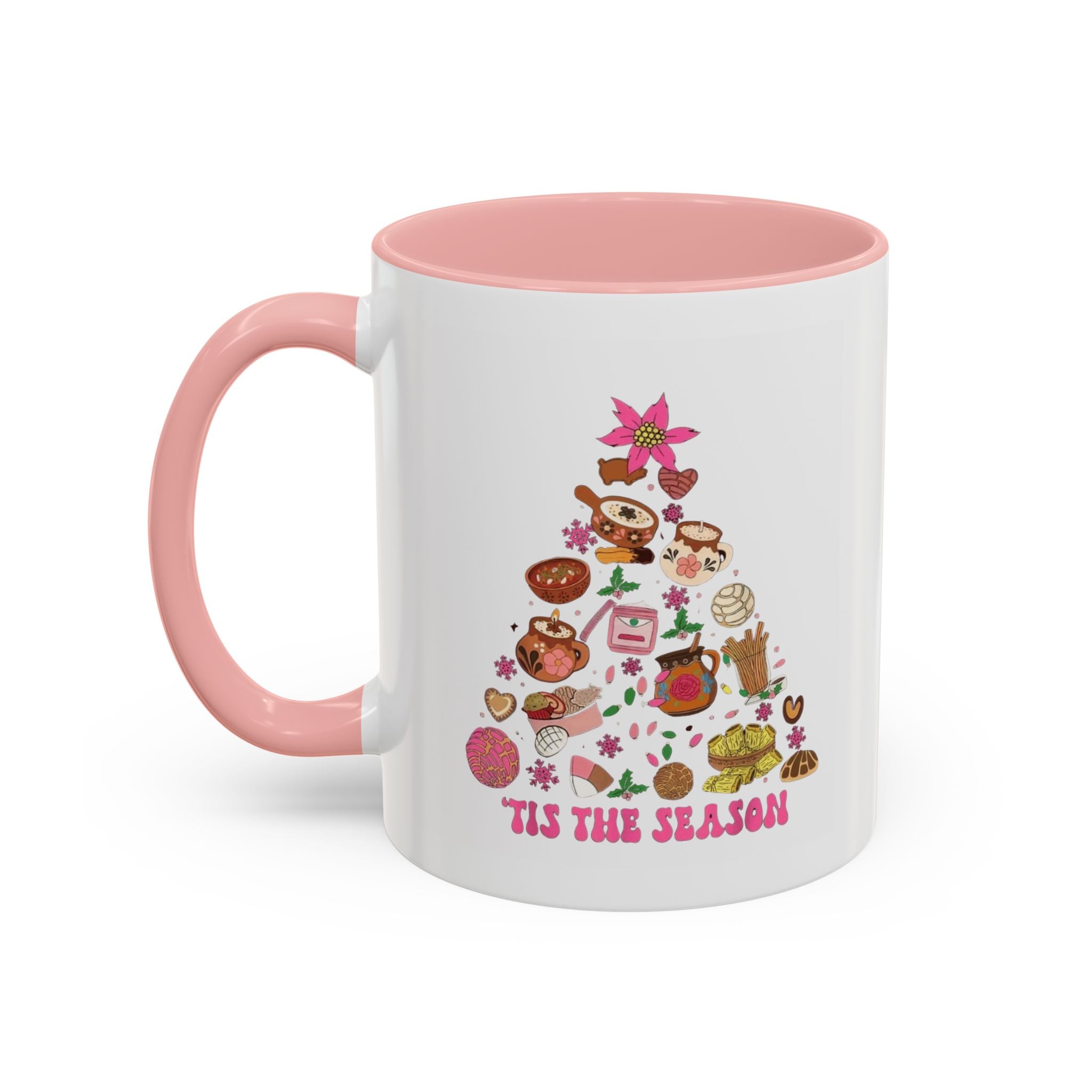 Coffee Mug - 'Tis the Season' Holiday Cookie Tree Accent Mug (11/15oz)