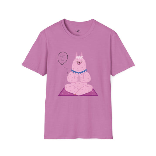 ✨ Let your outfit reflect your inner peace. Meditating Bunny T-Shirt, Softstyle Tee for Relaxation, Chill Vibes Apparel, Perfect Gift for Yoga Lovers, Cute Animal Graphic Tee