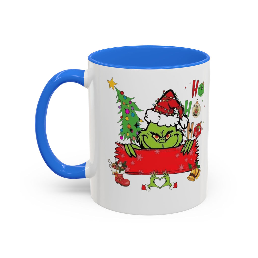 Christmas Grinch Mug (11oz & 15oz)  Funny Holiday Coffee Cup with Grinch Illustration Christmas Mugs Collection!