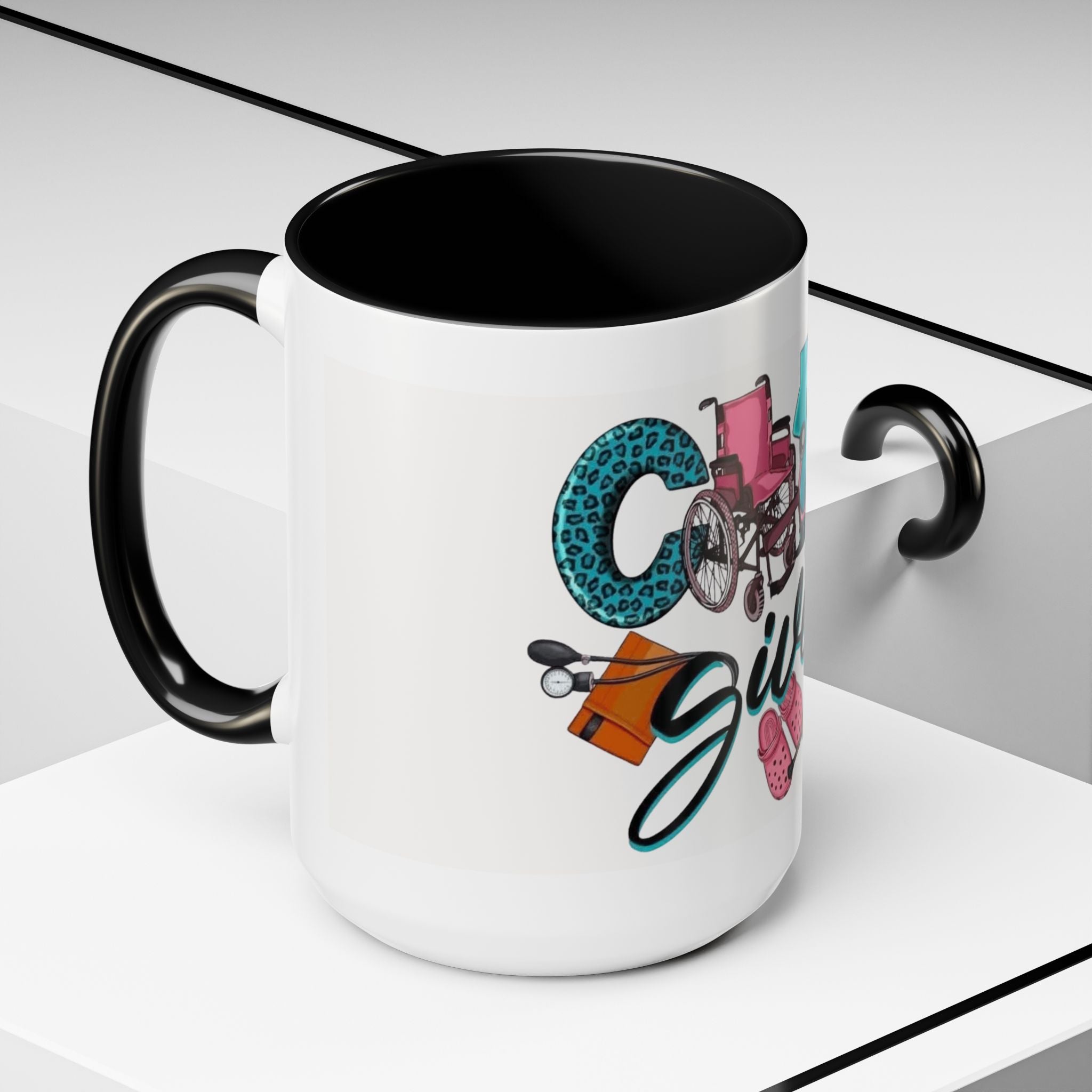 Nurse Given Accent Coffee Mug — Caregiver & Medical Equipment Design Christmas mug for all healthcare heroes