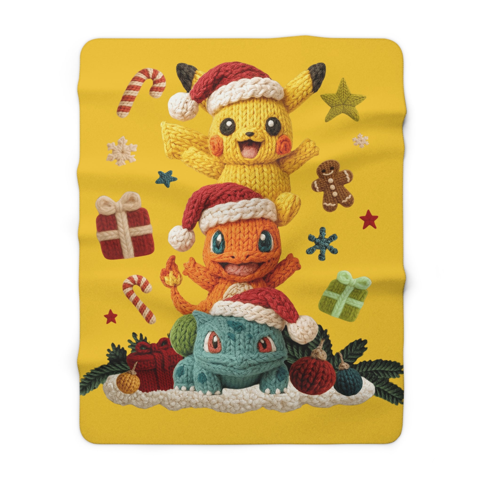 Magical Christmas Cartoon Blanket Holiday Sherpa Blanket  Christmas Throw