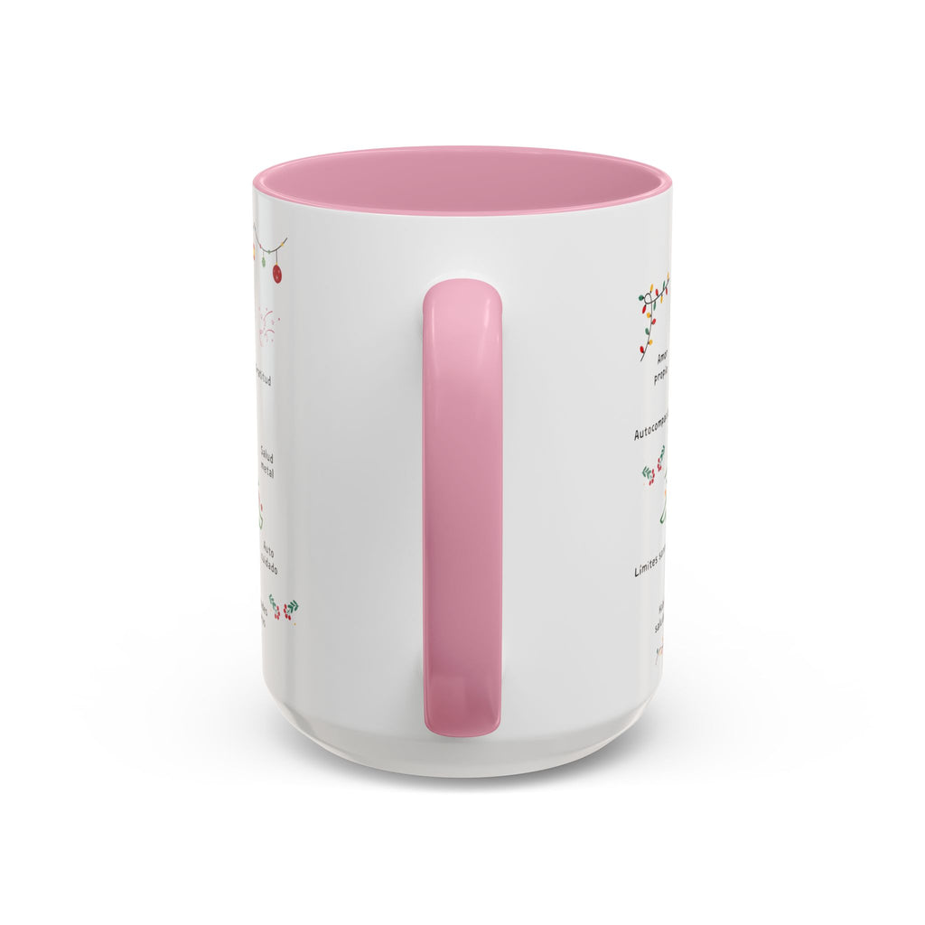 Mug — 'Adorna Tu Vida' Christmas Tree Spanish Holiday Coffee Mug (11oz/15oz)