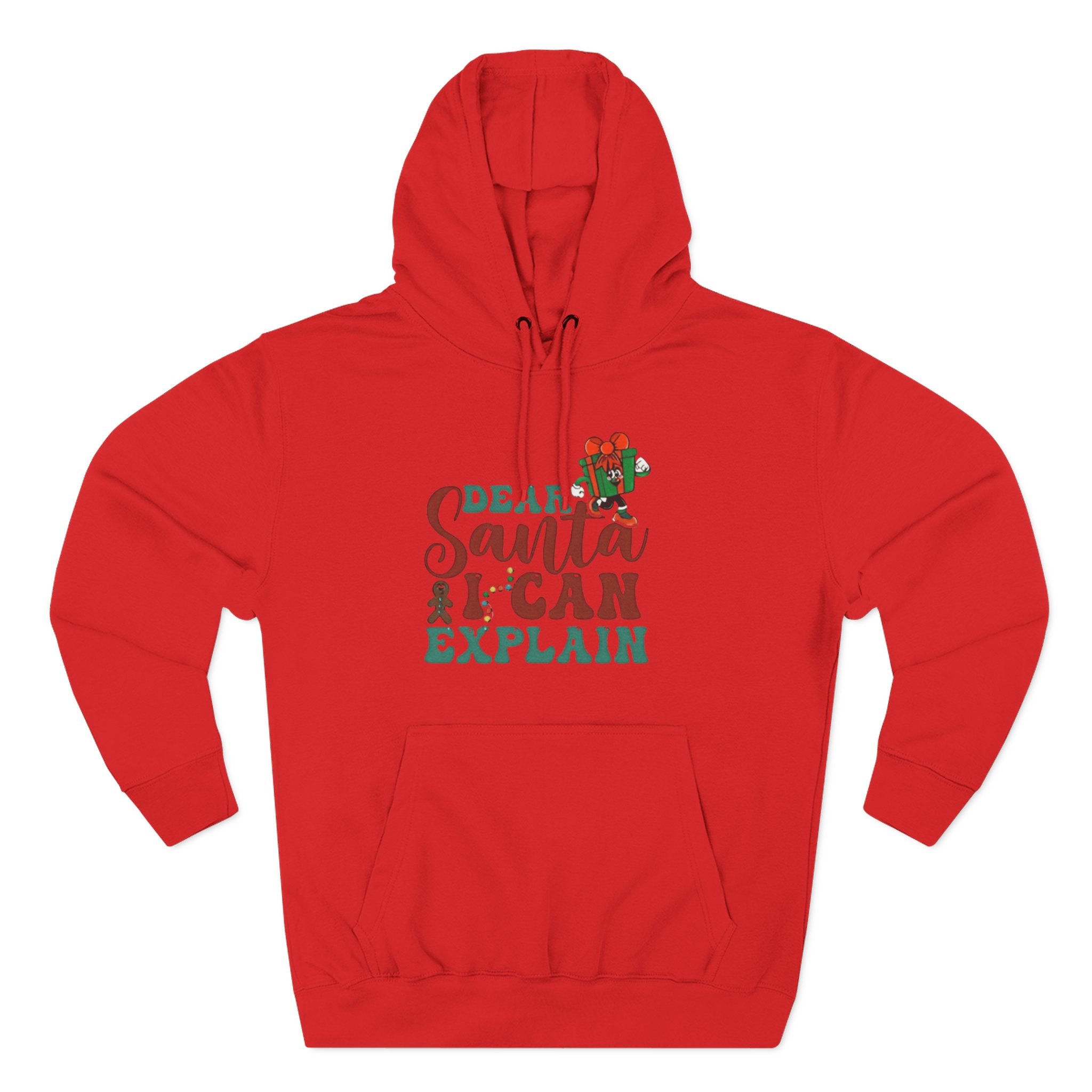 Christmas Hoodie “Dear Santa I Can Explain” Funny Holiday Pullover Christmas T-Shirts and Sweatshirts Collection