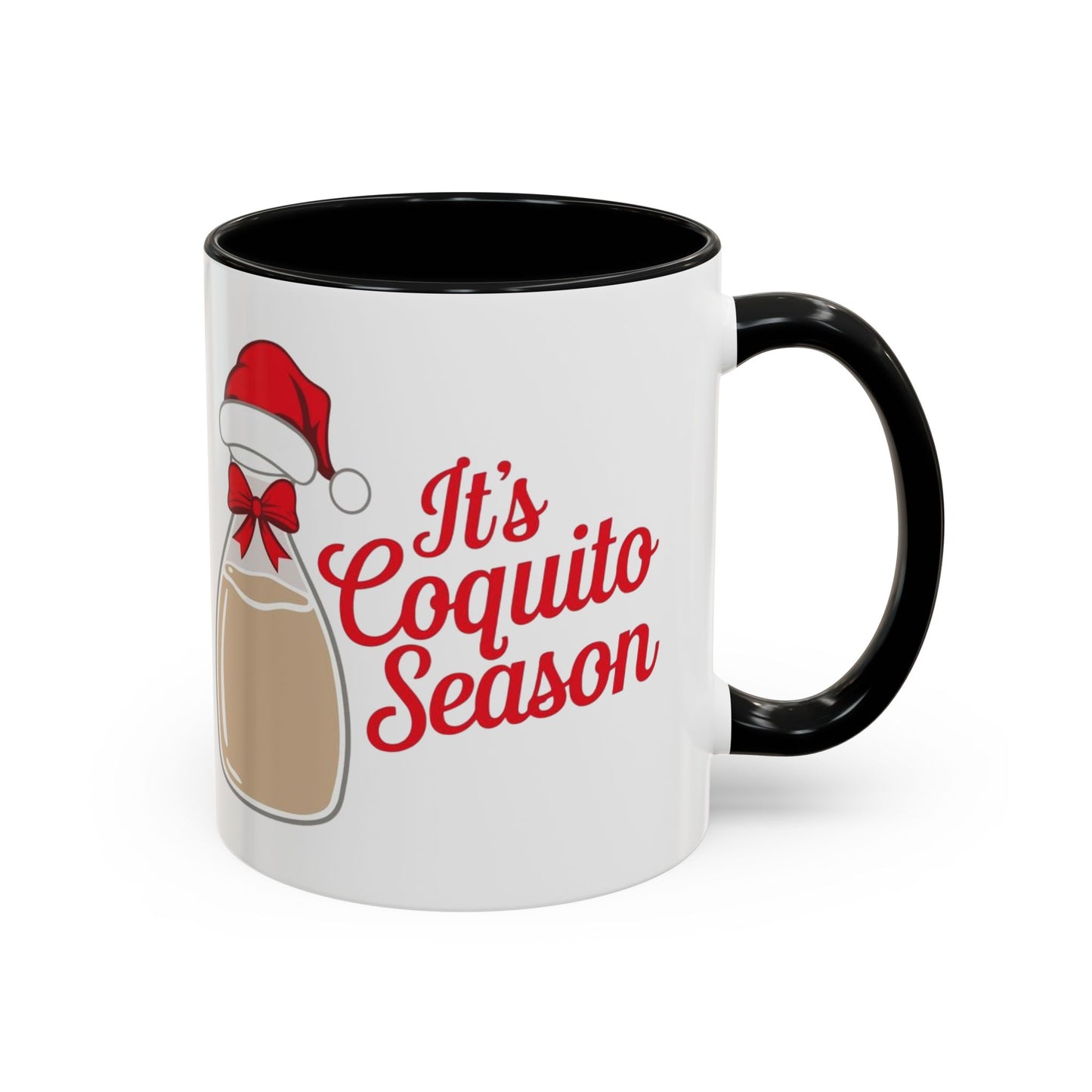 Herencia de Puerto Rico Mug Coquito Season Accent Mug Festive Holiday Coffee Cup