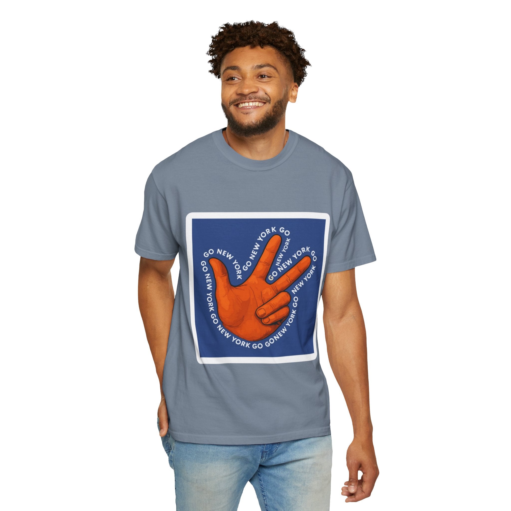 Go New York Hand Graphic T-Shirt