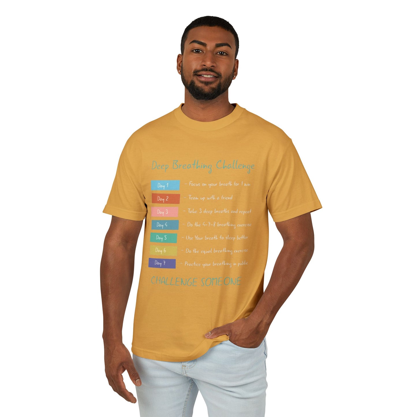 ✨ Let your outfit reflect your inner peace. Mindfulness Reminder Tee - Positive Vibes Everyday, Comfortable Cotton Shirt, Self-Care Gift, Unisex Relaxed Fit, Inspirational Apparel