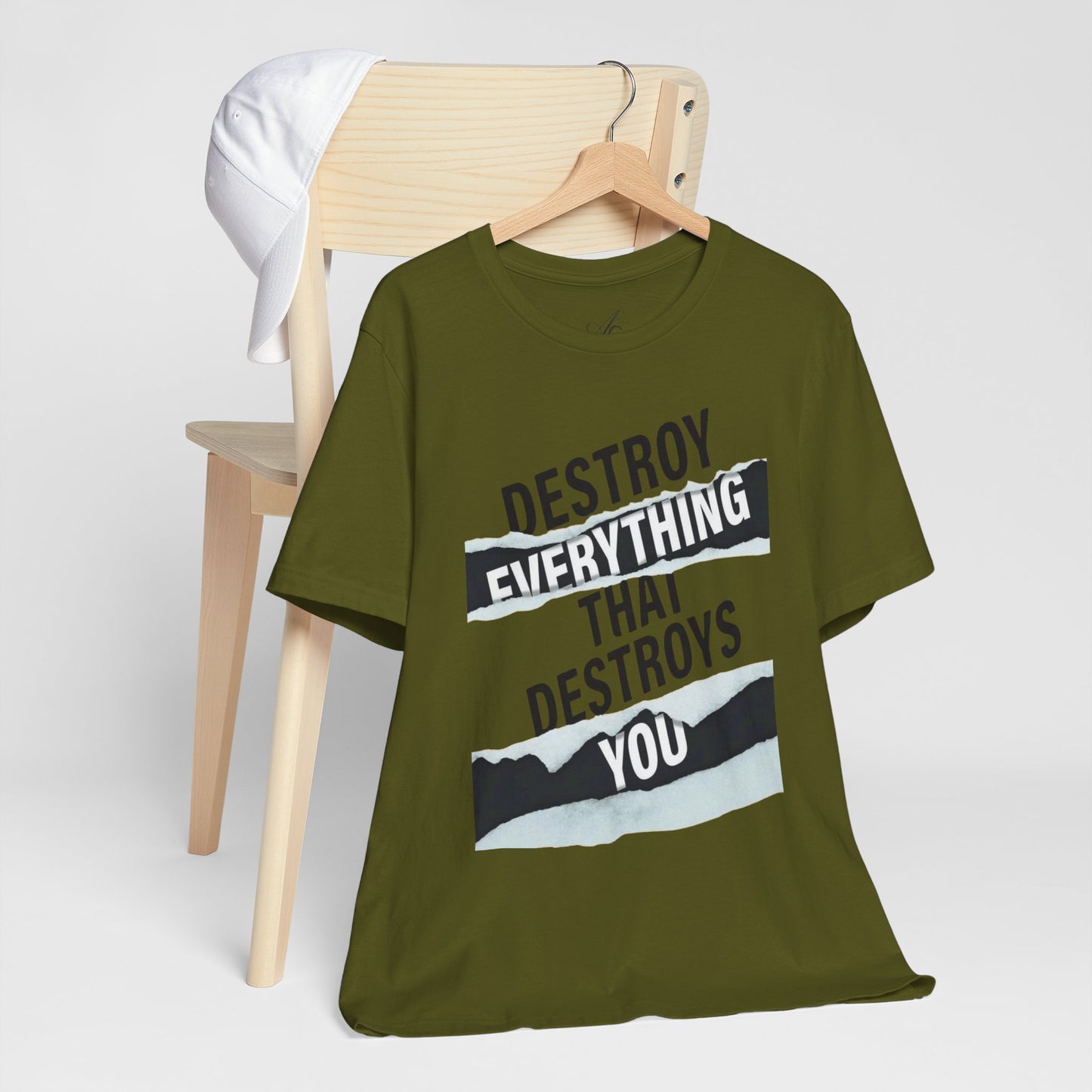 Destroy Everything That Destroys You T-Shirt  Bold Typographic Graphic Tee
