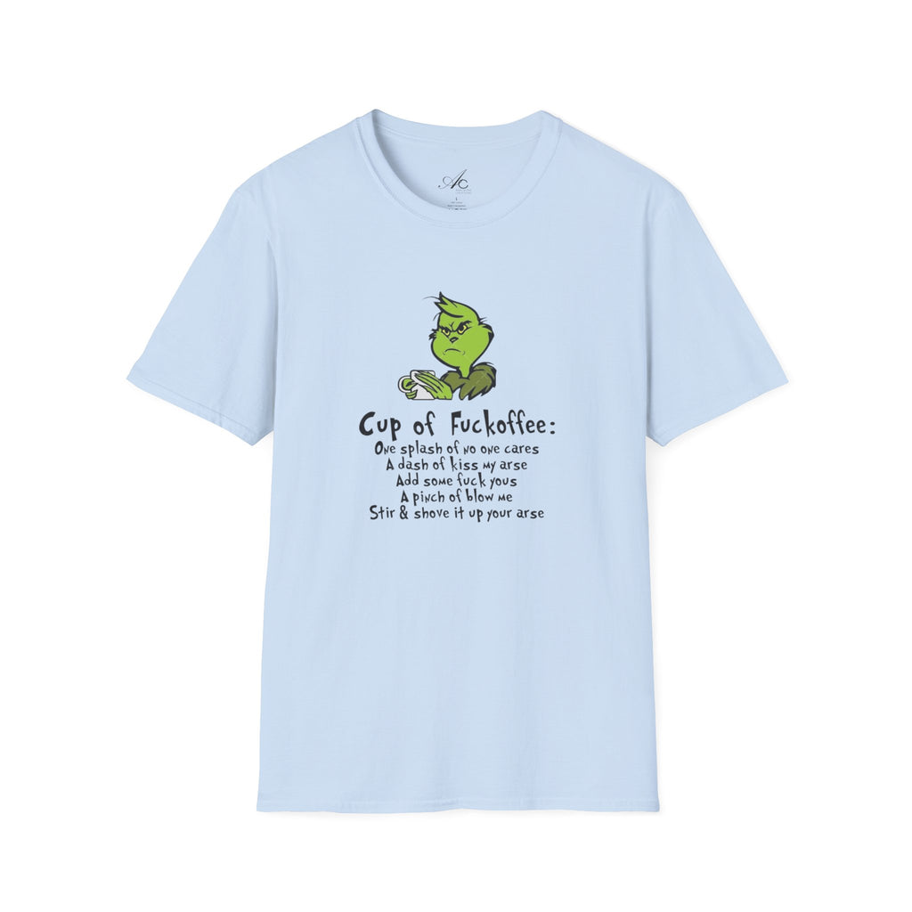 Holiday Apparel | Christmas Tees & Sweatshirts with Festive Quotes Funny Grinch Coffee Lover T-Shirt