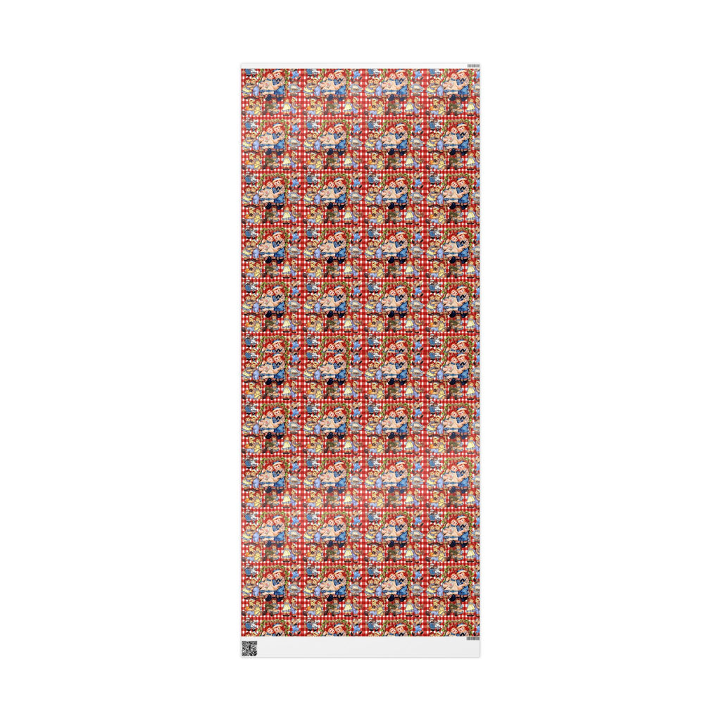 Wrapping Paper Roll — Colorful Picnic Cartoon Pattern (Holiday & Birthday Gift Wrap)