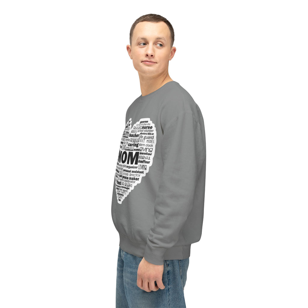 Mom Word-Cloud Heart Sweatshirt  Mother's Day Gift