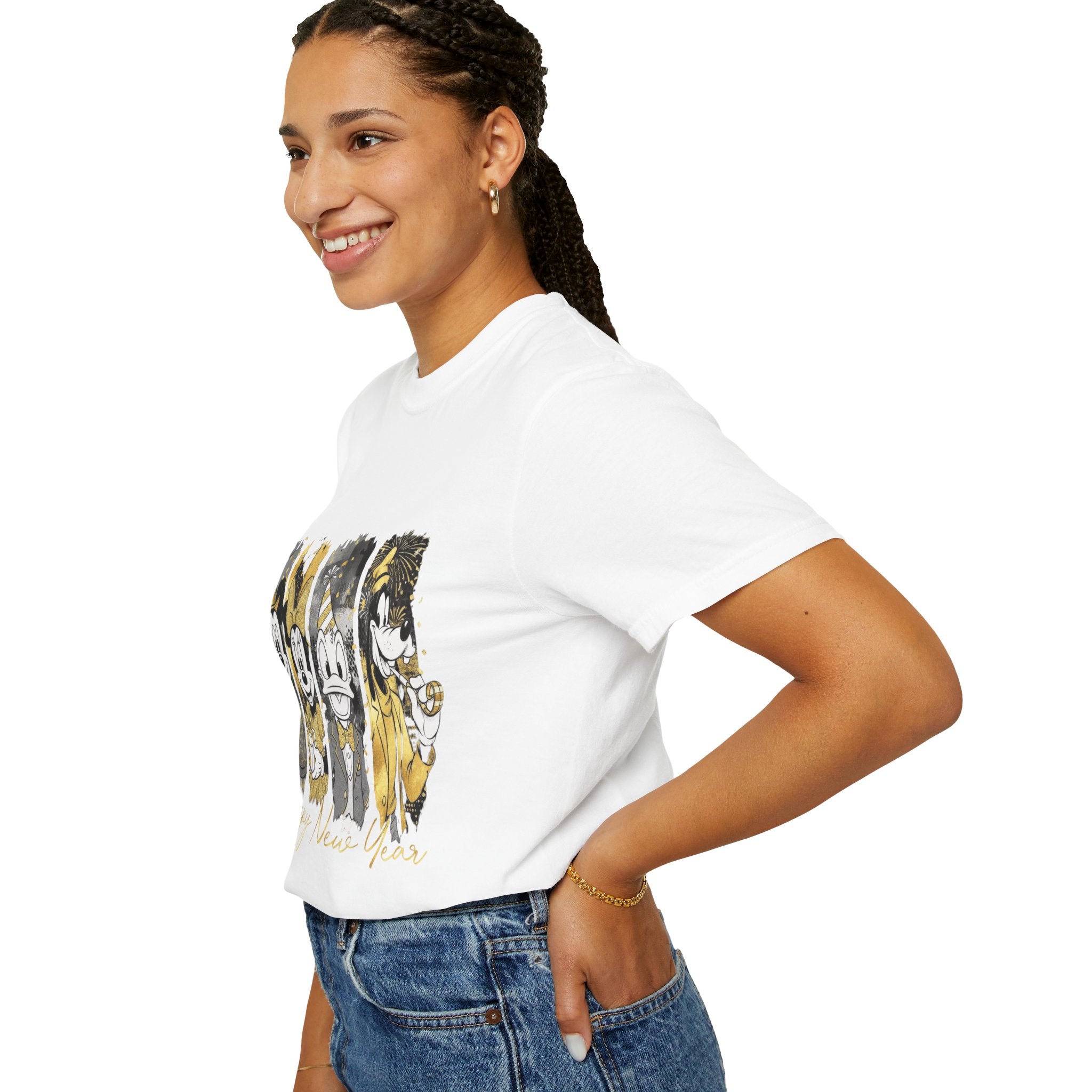 New Year Mickey & Friends T-Shirt  'Happy New Year' Graphic Tee