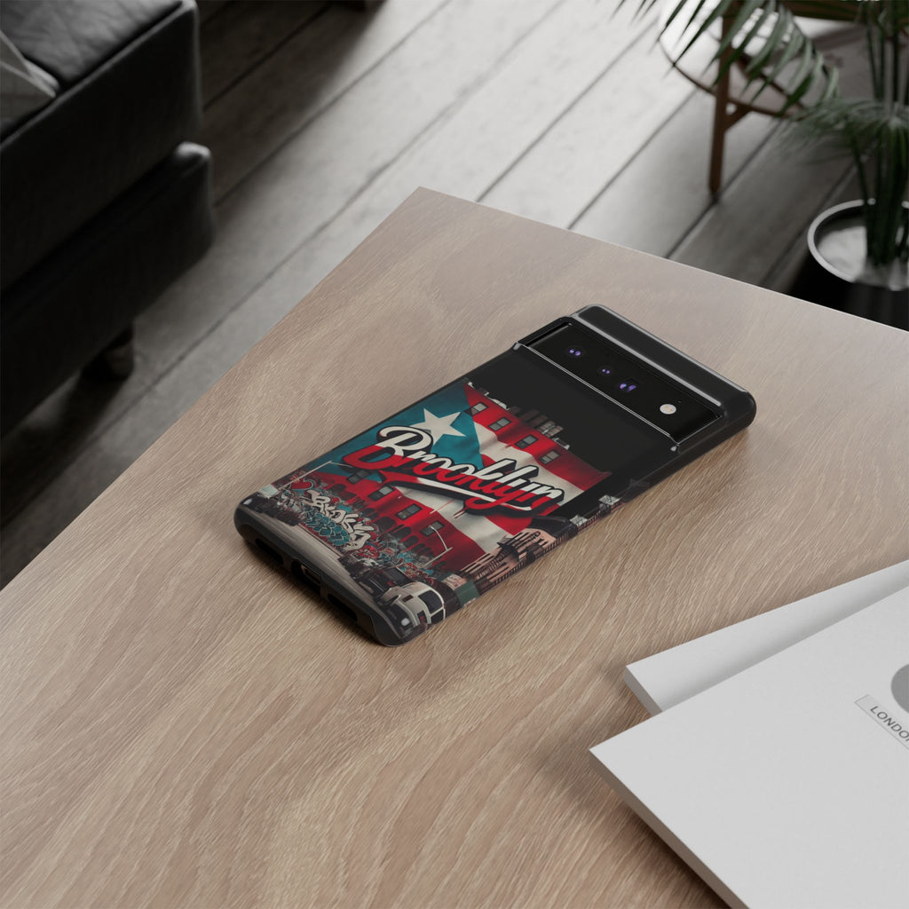 Brooklyn Street Art Phone Case  Urban Graffiti Protective Cover