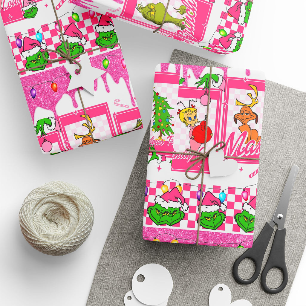 Festive Wrapping Paper – Whimsical Holiday Gift Wrap | Christmas Paper Roll | Fun & Unique Gift Packaging