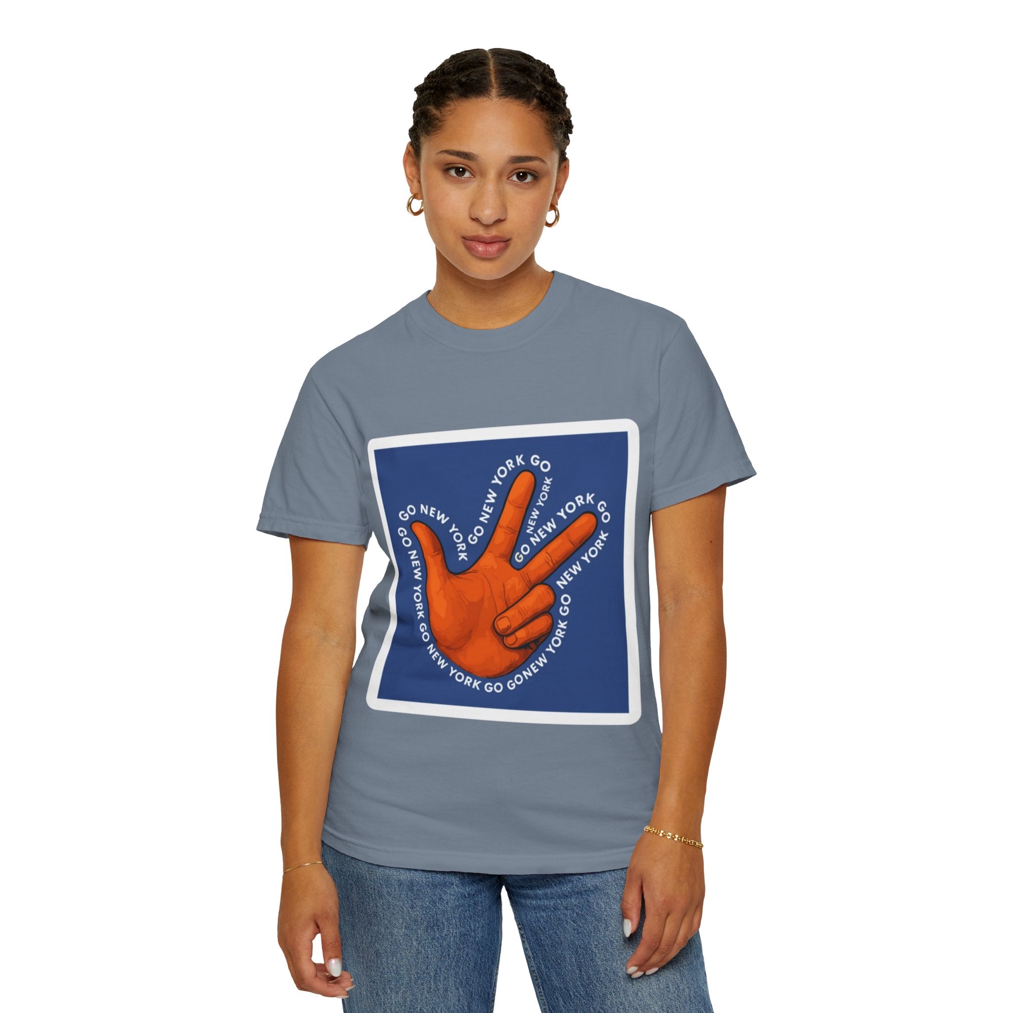 Go New York Hand Graphic T-Shirt