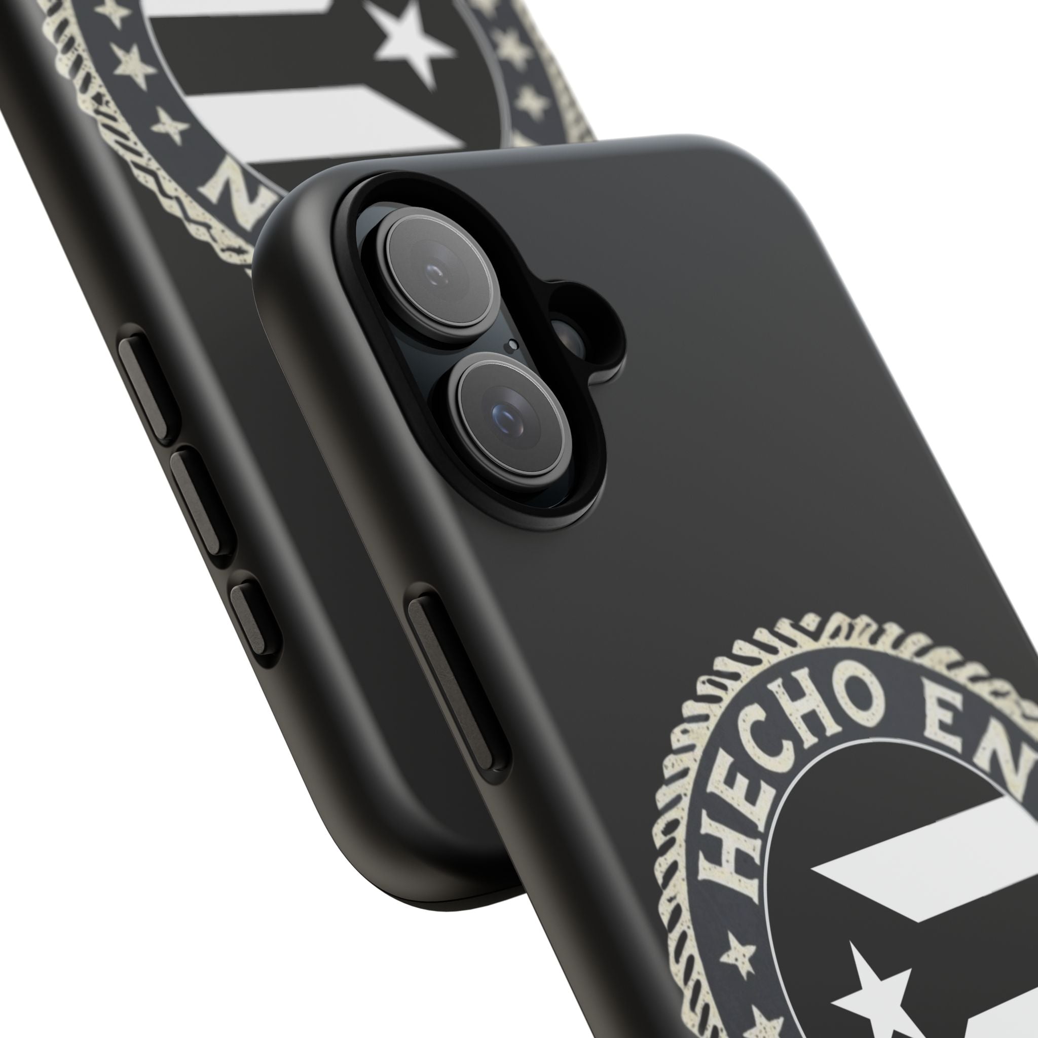 Hecho en Puerto Rico Phone Case  Puerto Rican Flag Emblem Tough Protective Cover