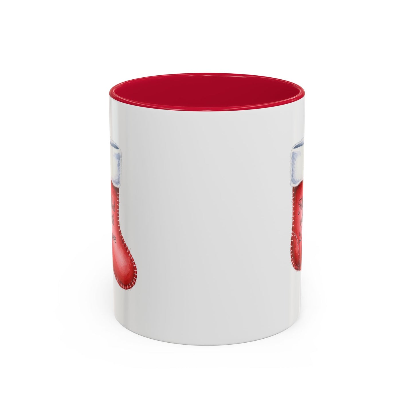 Holiday Mugs Christmas Gift Ideas Hot Cocoa & Coffee Cup Designs Filled with Love - Colorful 11oz & 15oz