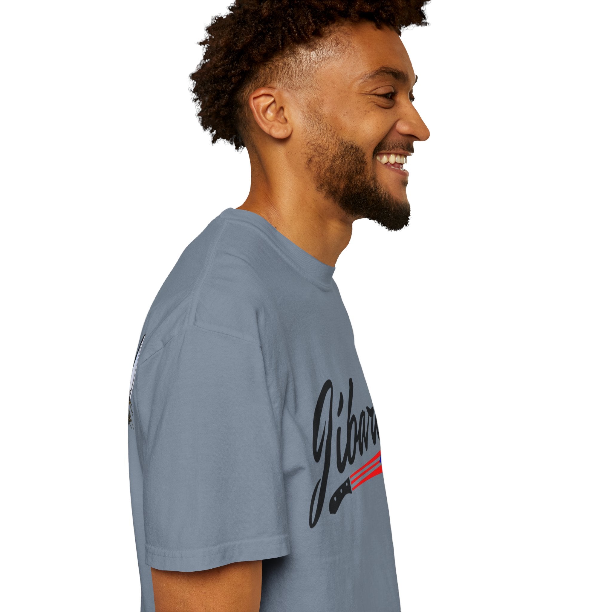 T-Shirt  "Jíbaro" Puerto Rican Heritage Tee (Back Machete  Sombrero de Paja Design) Puerto Rico’s Navidades