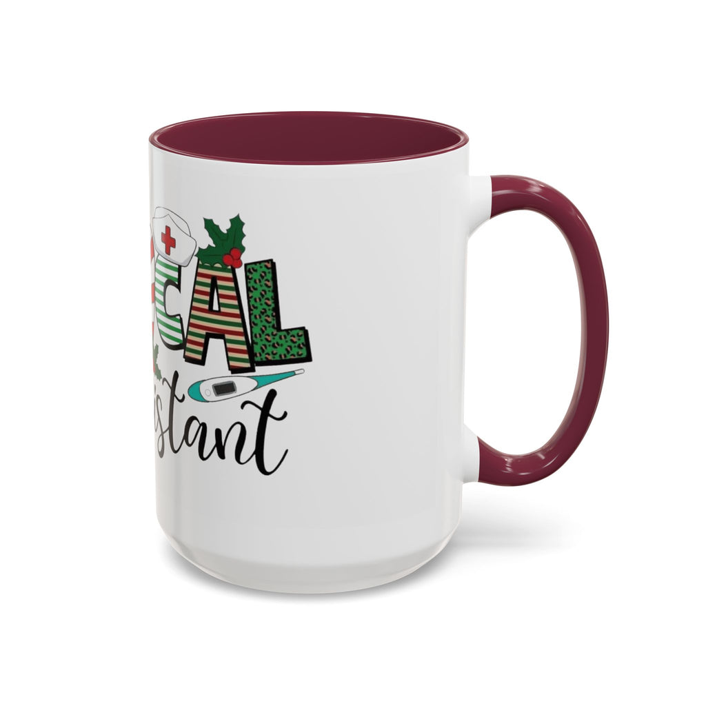 Medical Assistant Christmas Mug — Festive Colorful 11oz/15oz Coffee Cup Medical Christmas Mug
