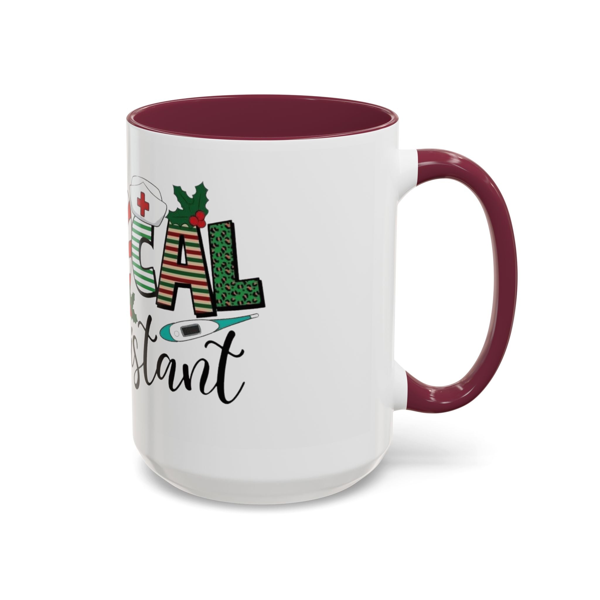 Medical Assistant Christmas Mug — Festive Colorful 11oz/15oz Coffee Cup Medical Christmas Mug