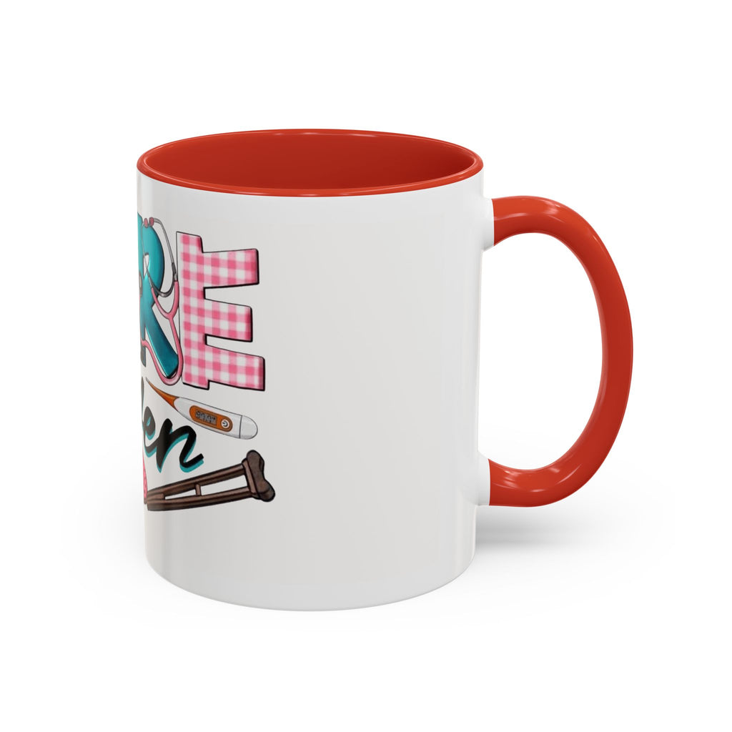 Nurse Given Accent Coffee Mug — Caregiver & Medical Equipment Design Christmas mug for all healthcare heroes